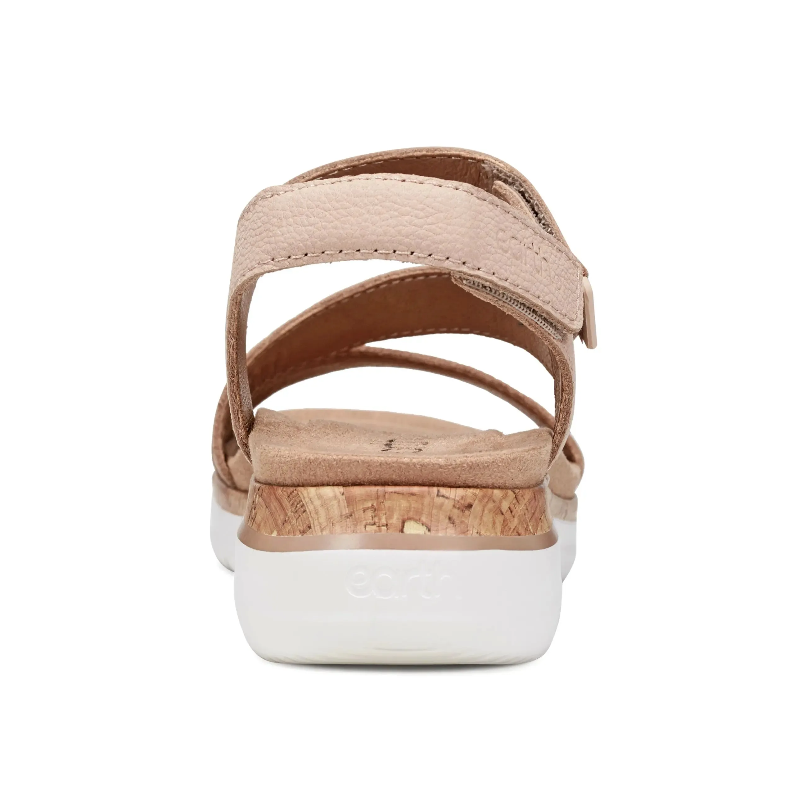 Roni Casual Strappy Flat Sandals Mid Heel Smooth Surface