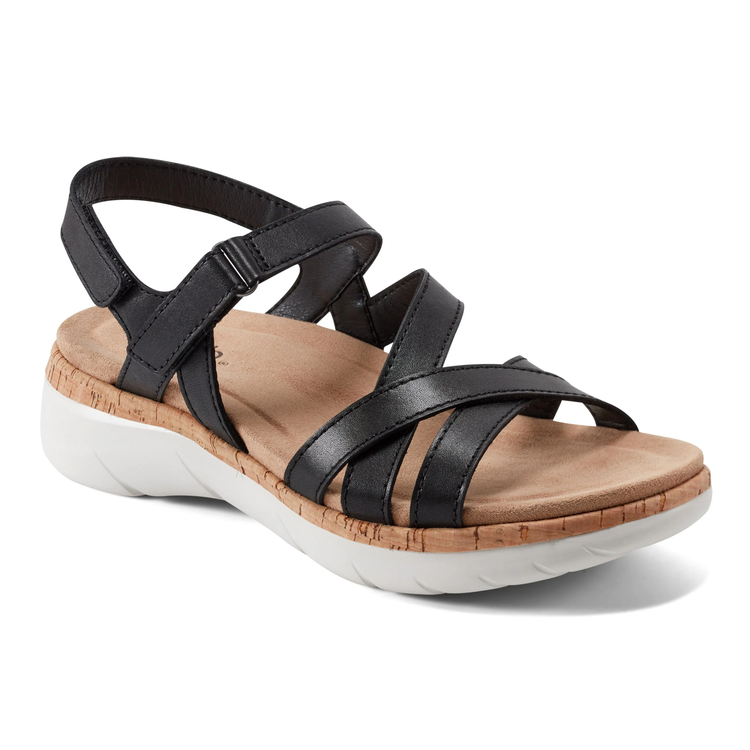 Easy Wear Rosie Open Toe Strappy Flat Casual Sandals