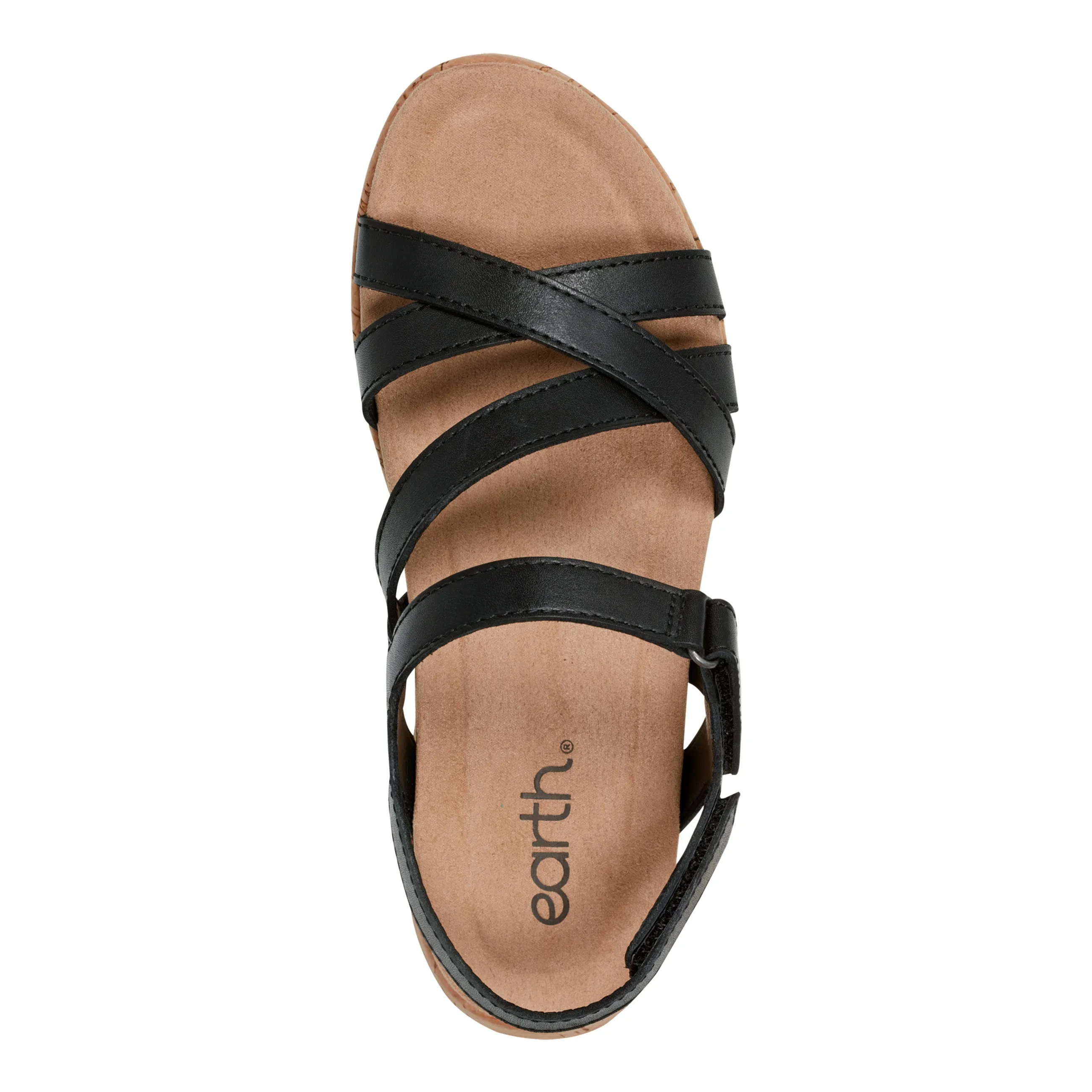 Rosie Open Toe Strappy Flat Casual Sandals Quick Rest