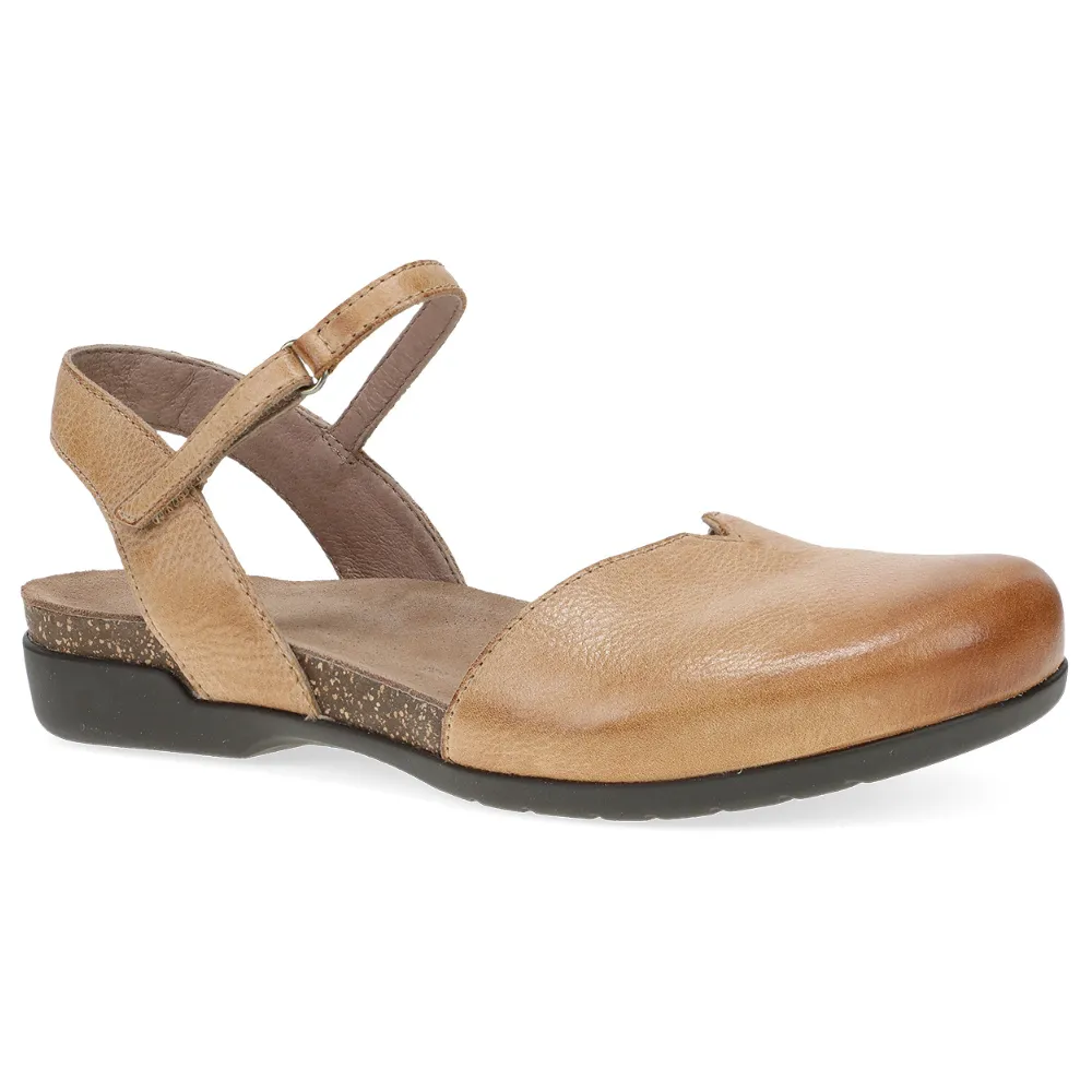 Closed Toe Design Rowan Honey Distressed