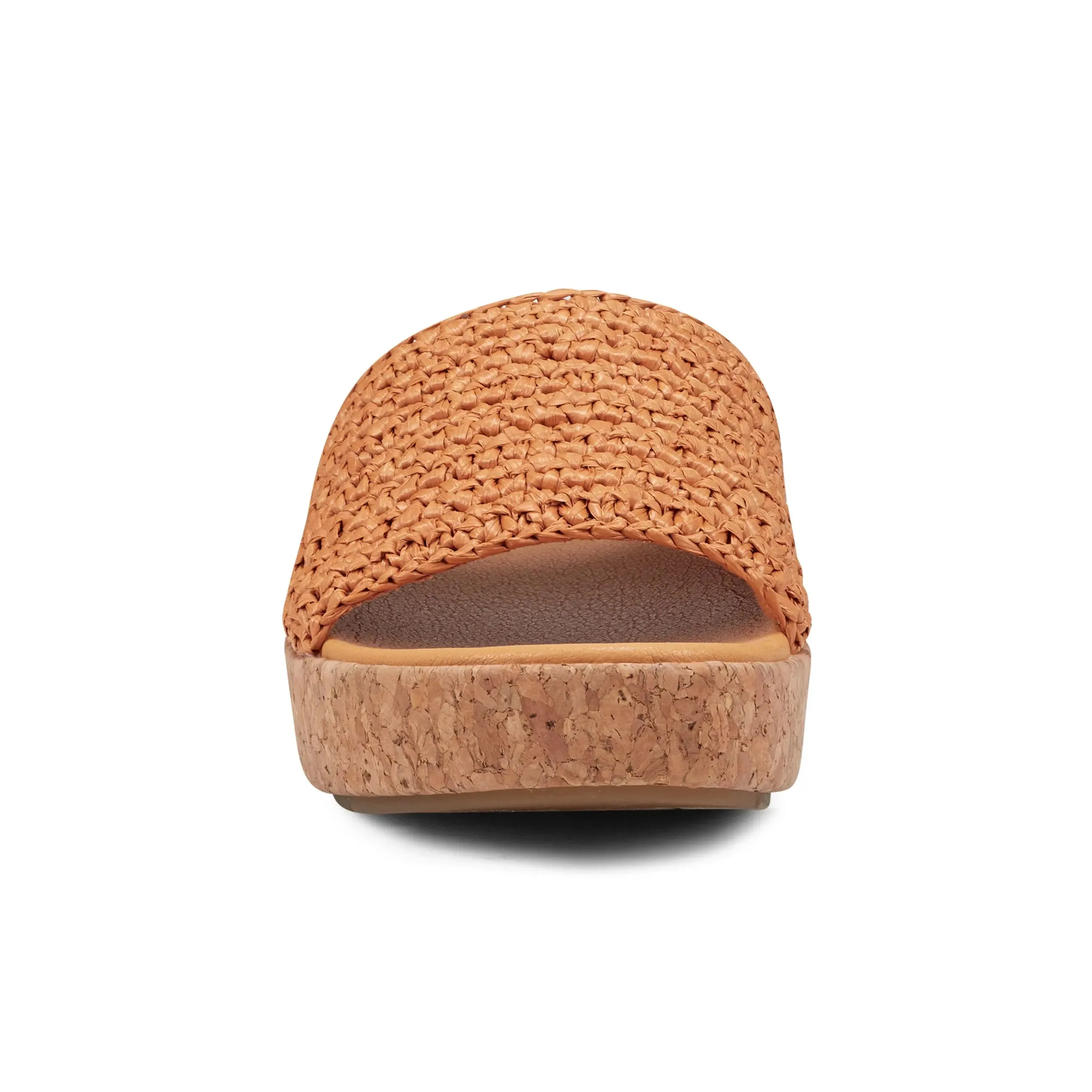 Sachan Casual Slip-on Wedge Platform Sandals Beach-ready Footwear Cool Texture