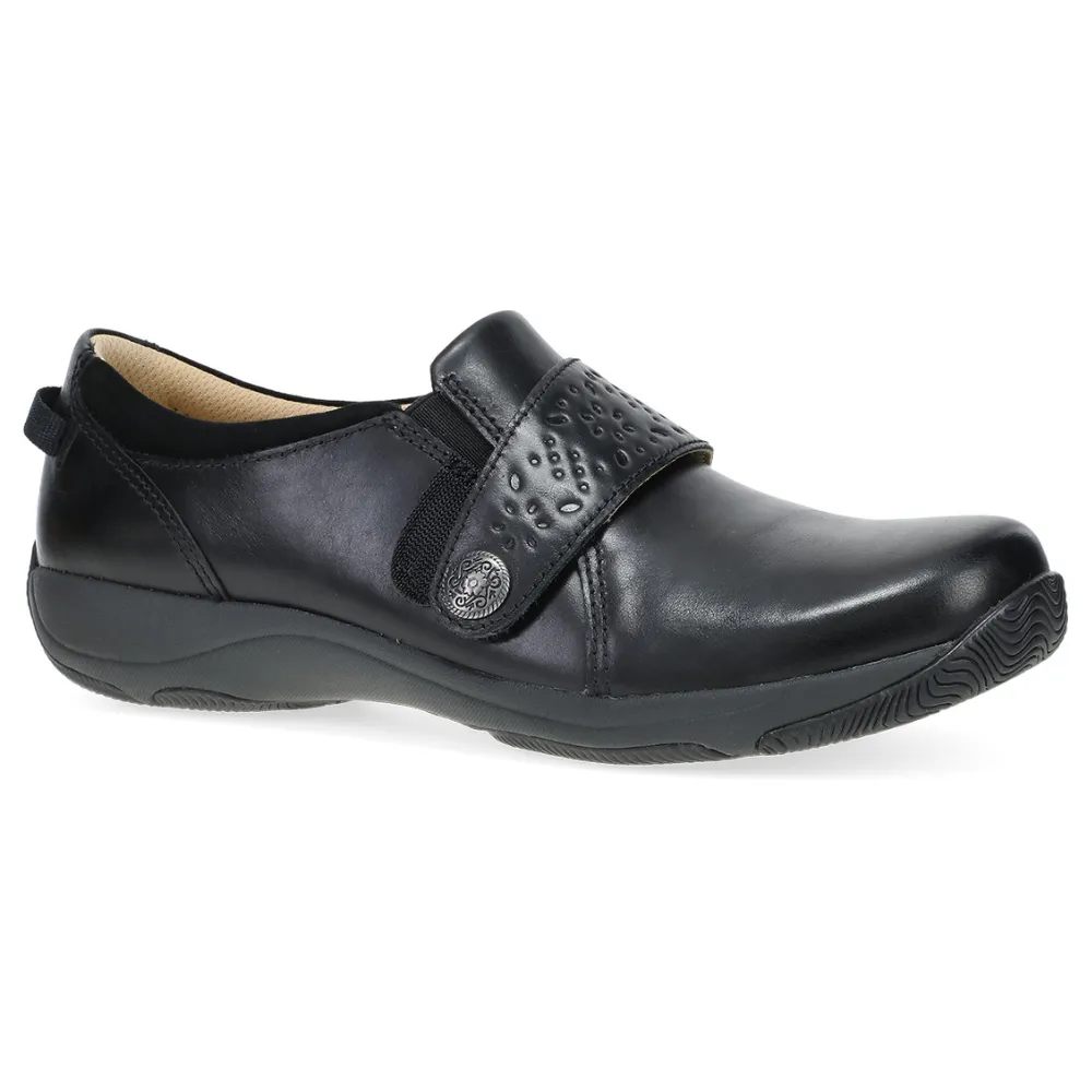 Elastic Straps Soft Sallie Black Waxy Burnished