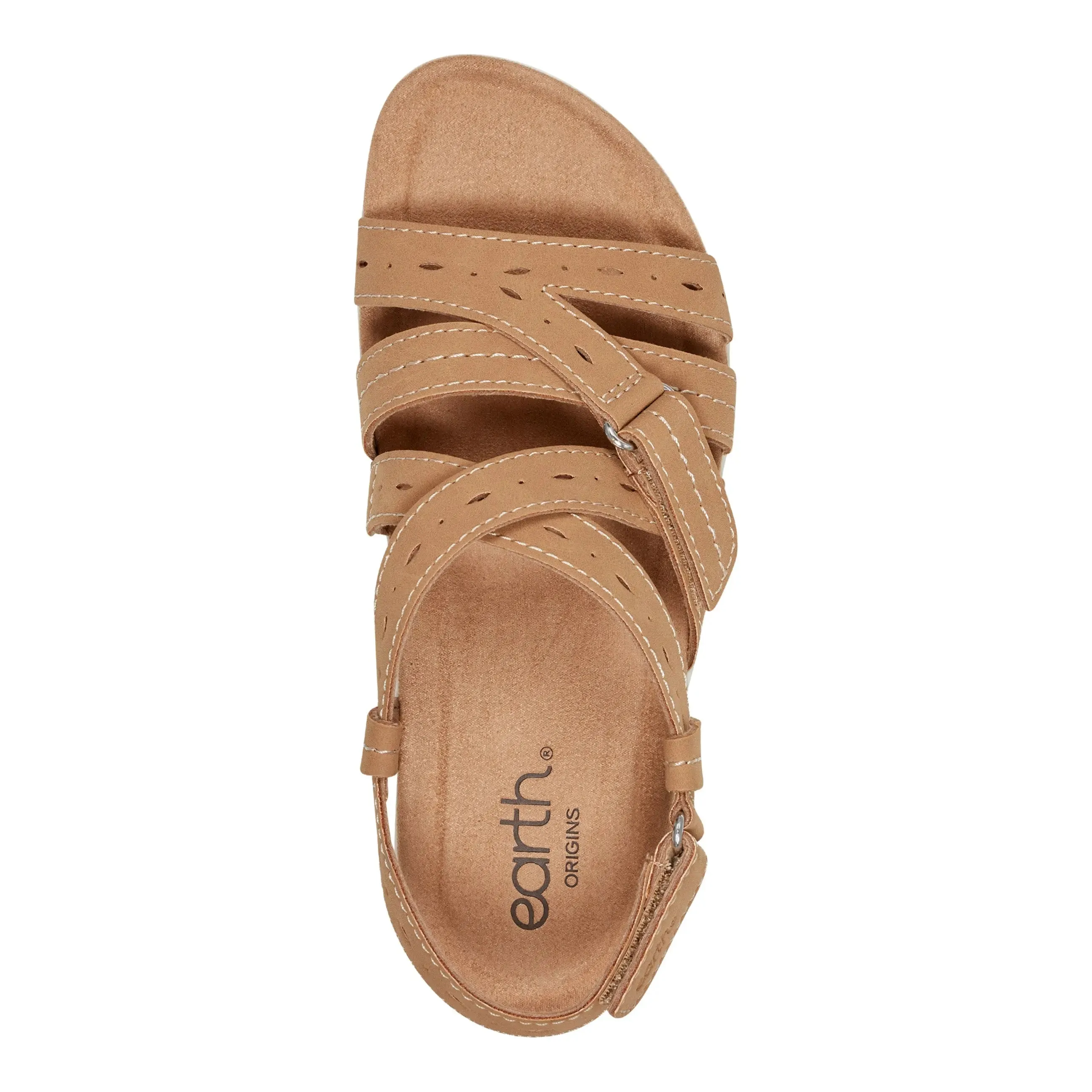 Street Style Samsin Round Toe Strappy Casual Flat Sandals