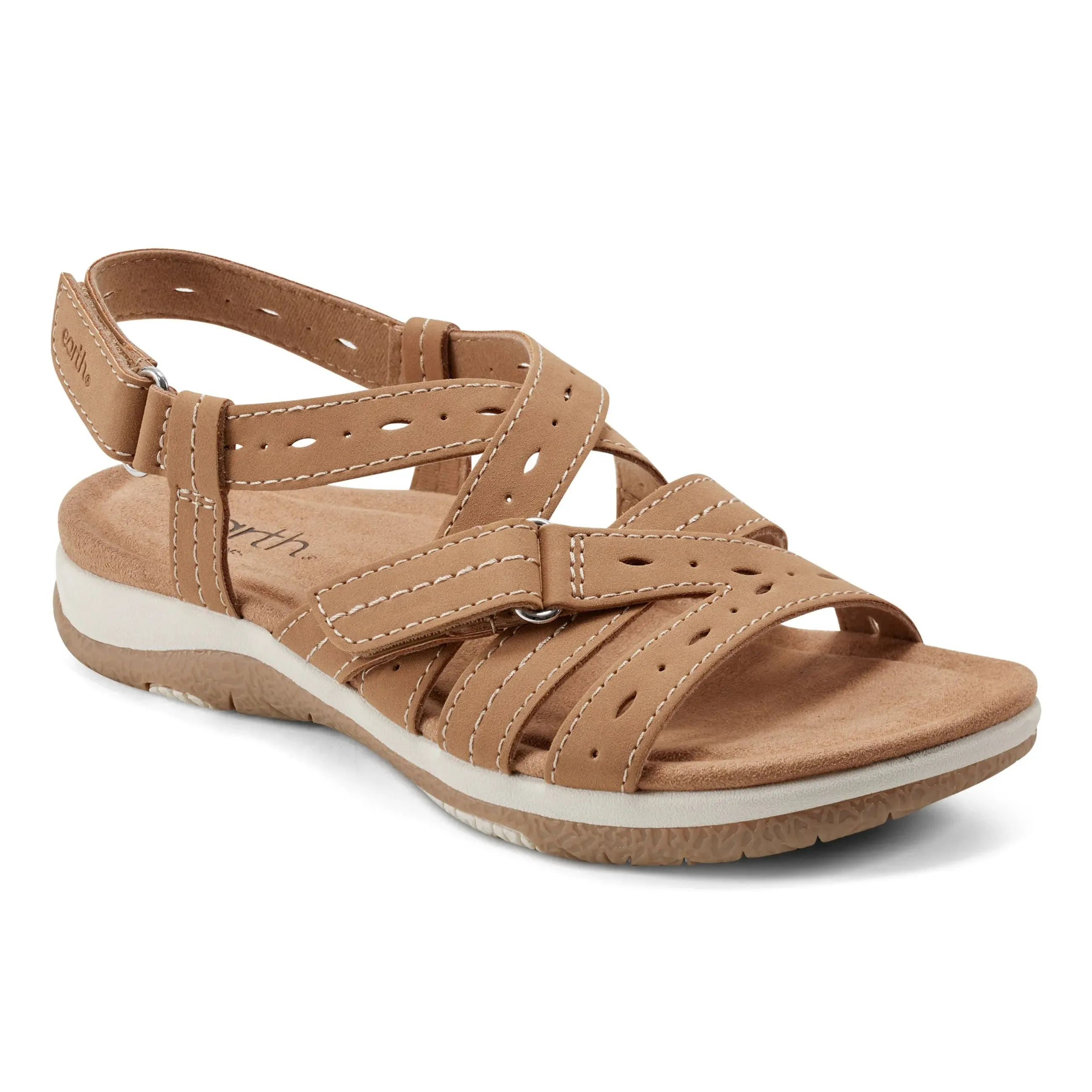Beach Samsin Round Toe Strappy Casual Flat Sandals