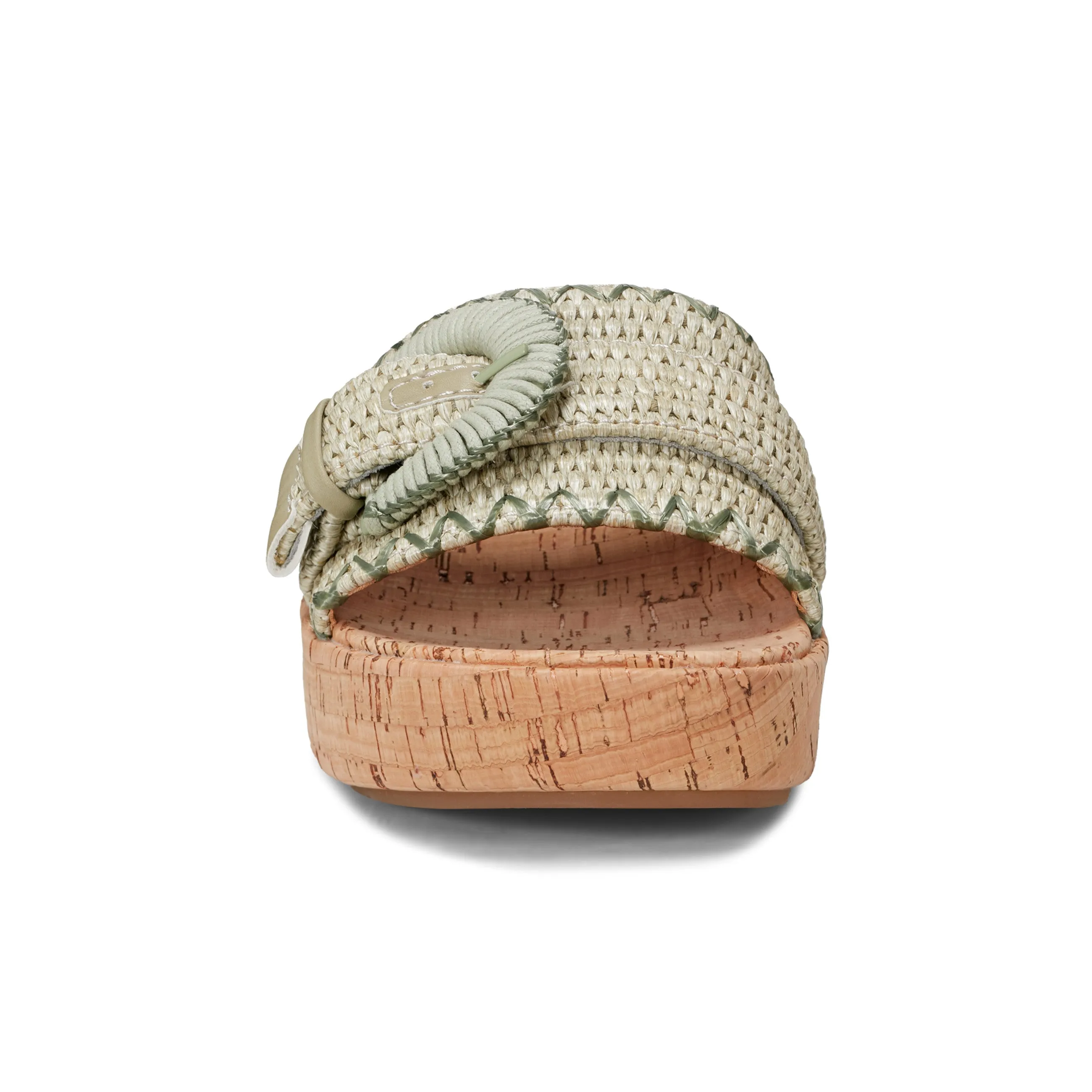 Samsy Casual Slip-on Wedge Platform Sandals Evening Ease Travel Comfort Shoes