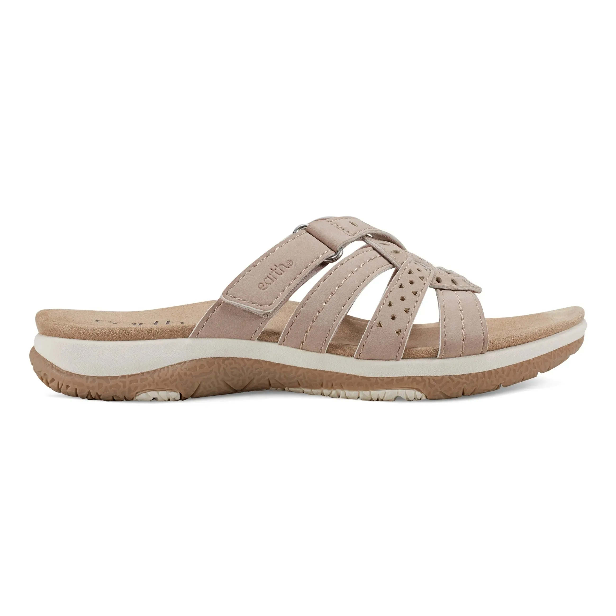 Sassoni Strappy Casual Slip-On Flat Sandals Casual Open Toe Shoes