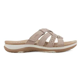 Sassoni Strappy Casual Slip-On Flat Sandals Casual Open Toe Shoes