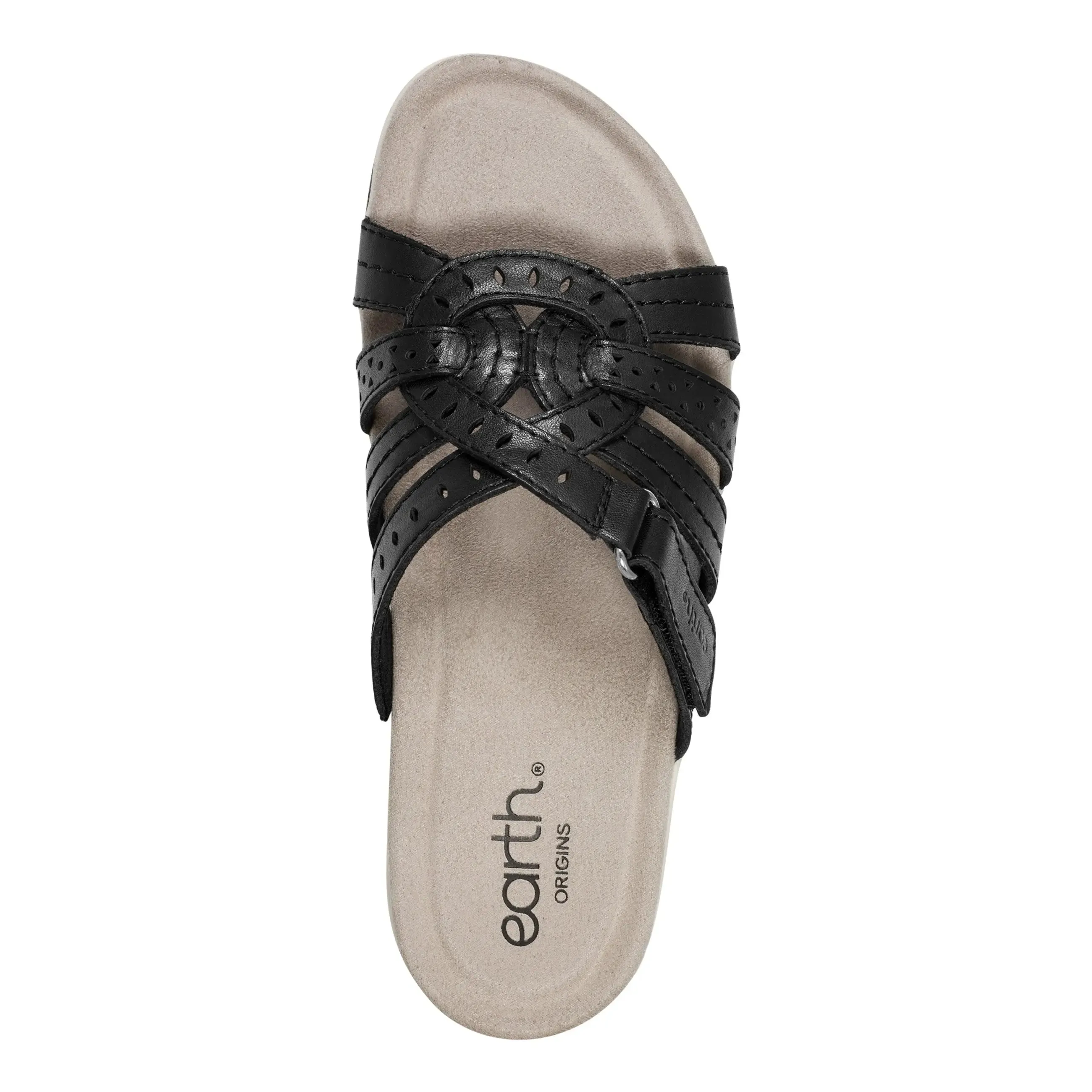 Sassoni Strappy Casual Slip-On Flat Sandals Ribbon Tie
