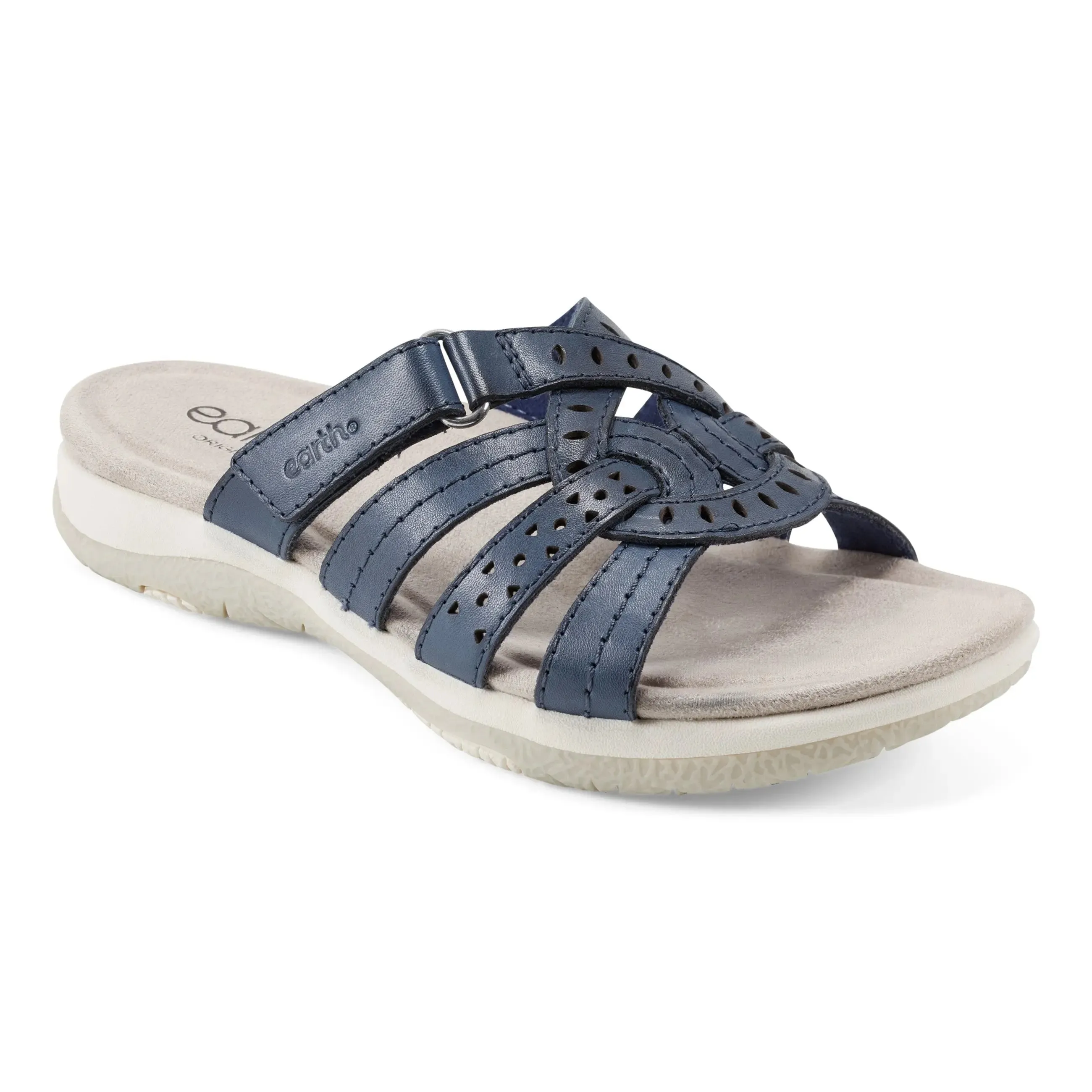 Cushioned Straps Sassoni Strappy Casual Slip-On Flat Sandals