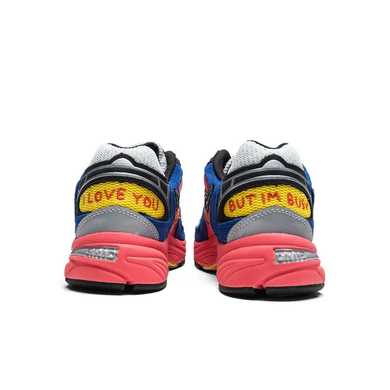 Saucony Grid Jazz 9 Jae Tips I Love You But Im Busy Blue/Orange/Yellow/Pink S70864-3 Digital Run