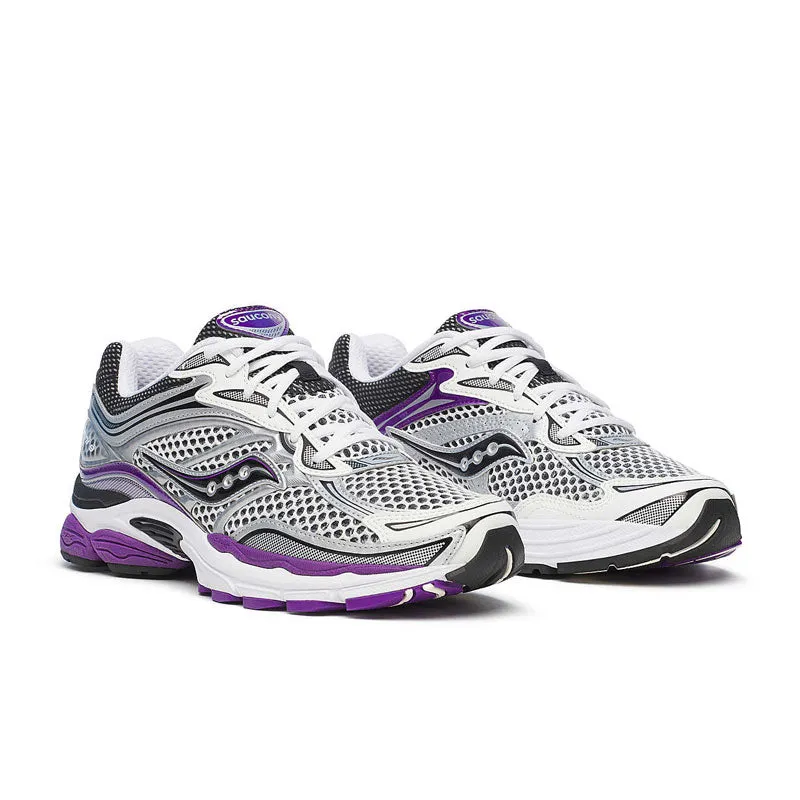 Eco Friendly Backpacking Trip forest walk Saucony ProGrid Omni 9 Silver | Purple S70739-10