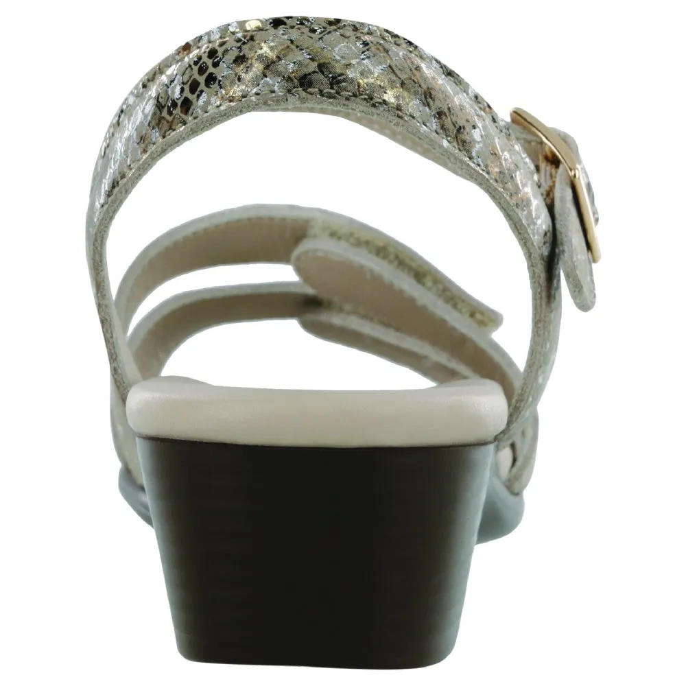 Savanna - Multisnake Gold Comfort Walk Shoes