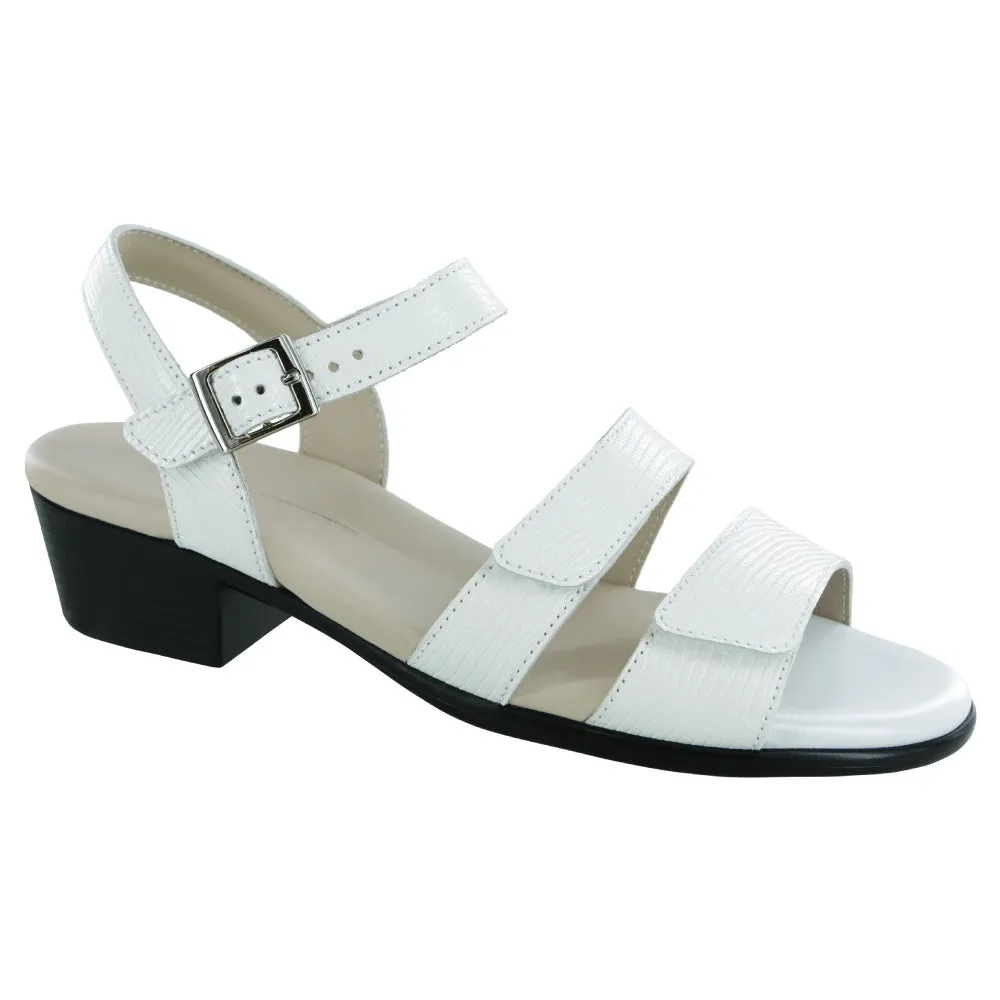 Open Frame Light sandals Savanna - White Lizard