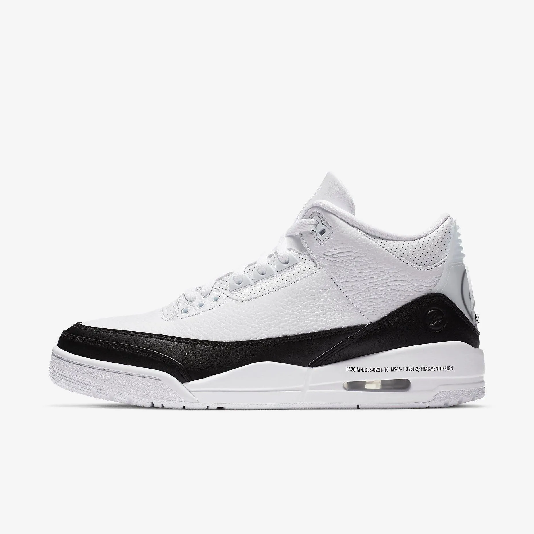 (Men's) Air Jordan 3 Retro SP x Fragment Design 'Hiroshi Fujiwara' (2020) DA3595-100 Long Day