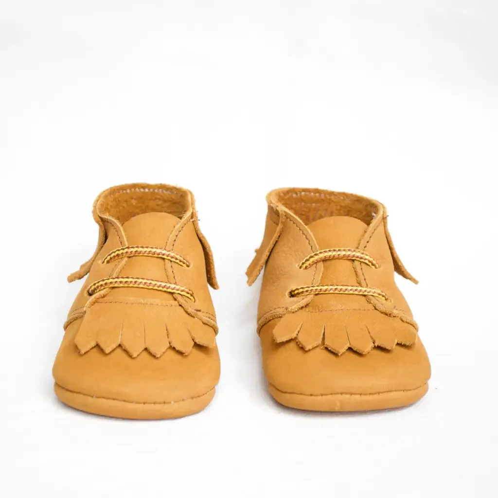 Fringed Soft Sole - Acorn Silent Walk