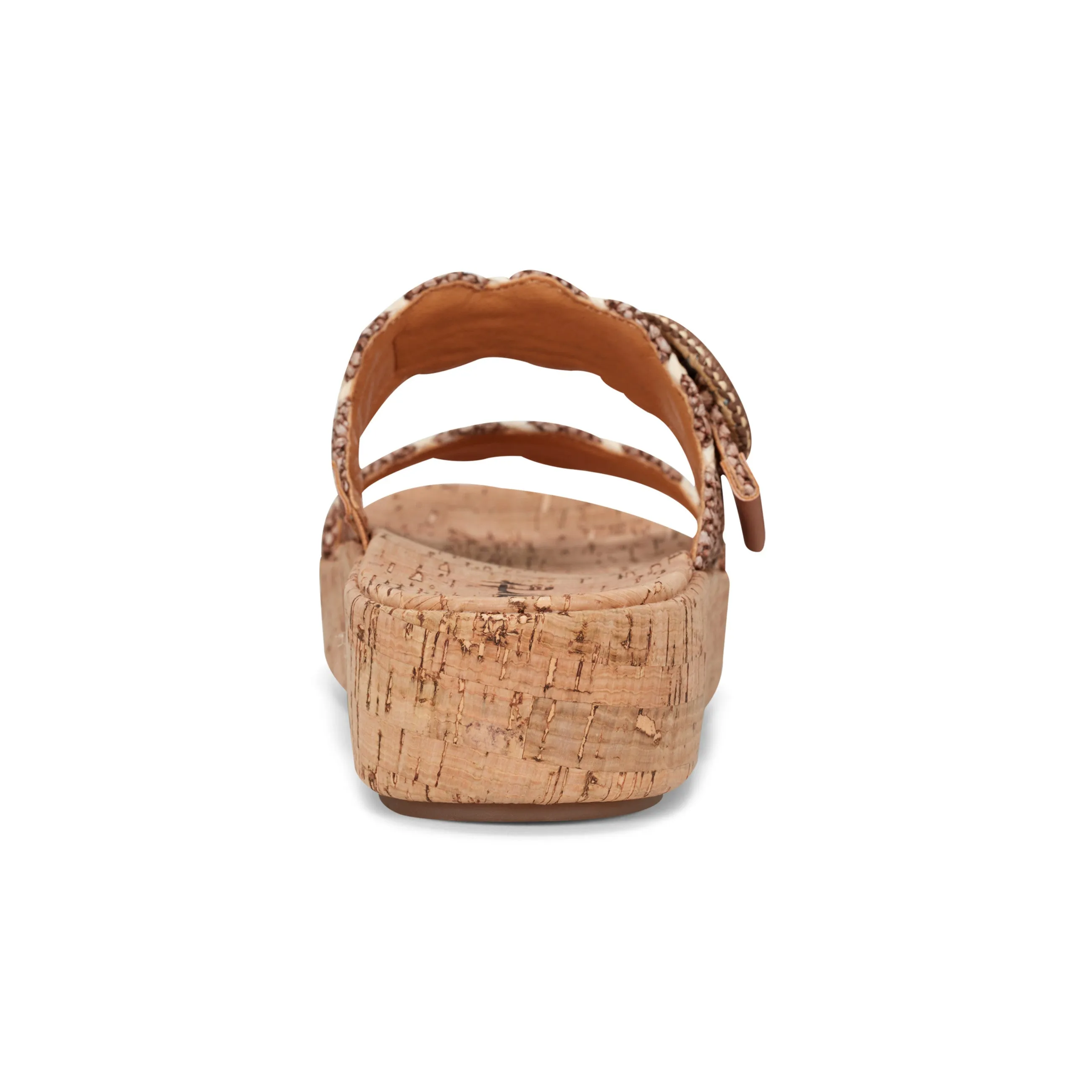 Subtle Slip-on Casual Platform Wedge Sandals Soft Sole Cruise Wear