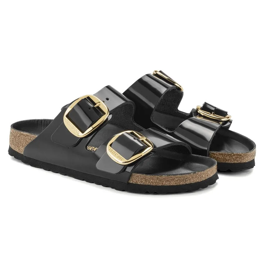Outdoor City Arizona | Big Buckle | Patent Leather | Black