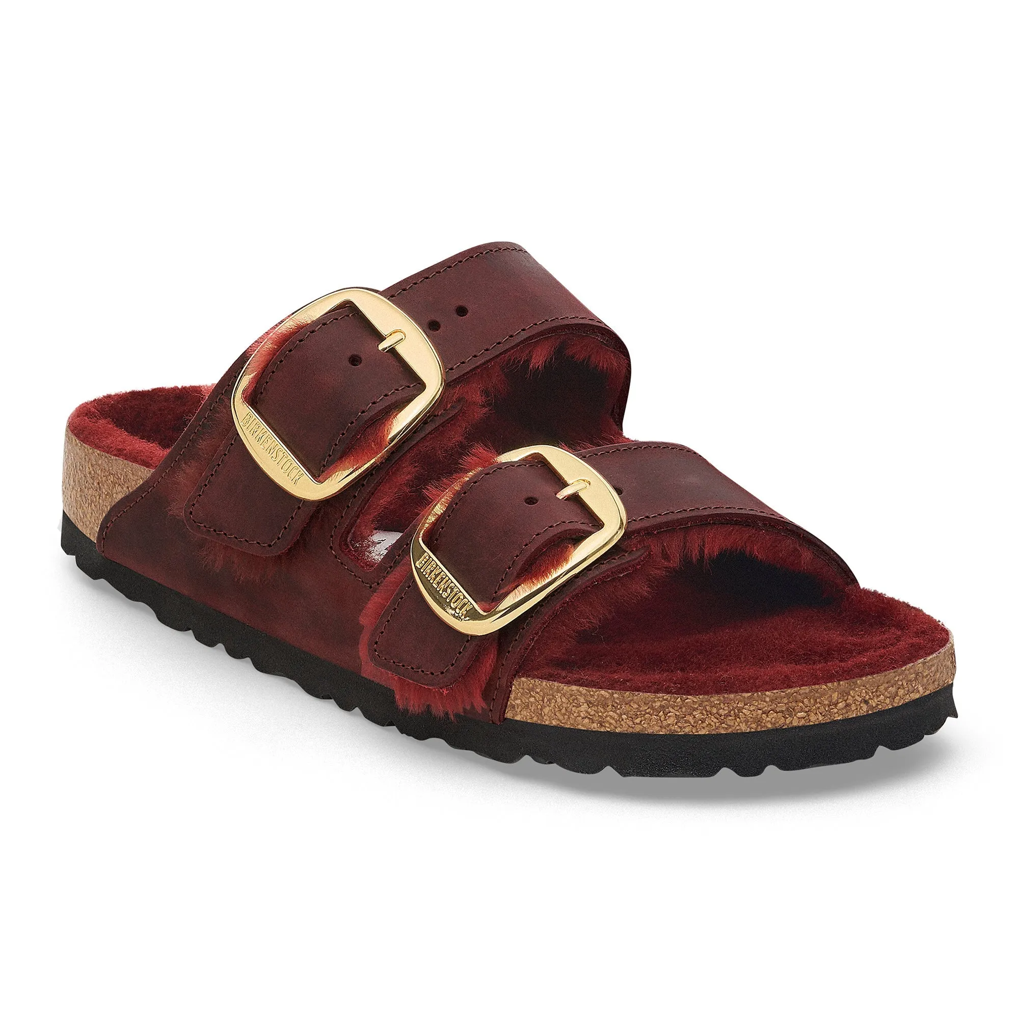 Arizona Big Buckle | Oiled Leather/Shearling | Zinfandel Cool Touch