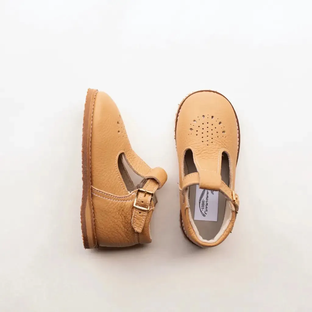 Greta T-Strap - Camel Toddler accessories