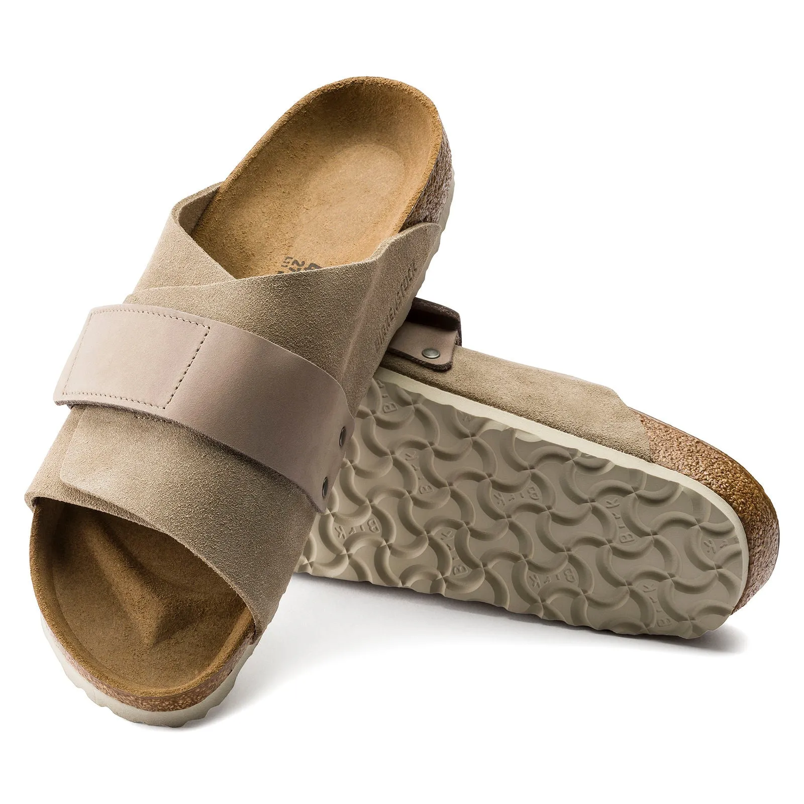 Minimalist Sandals Versatile Sandals Kyoto | Suede | Taupe