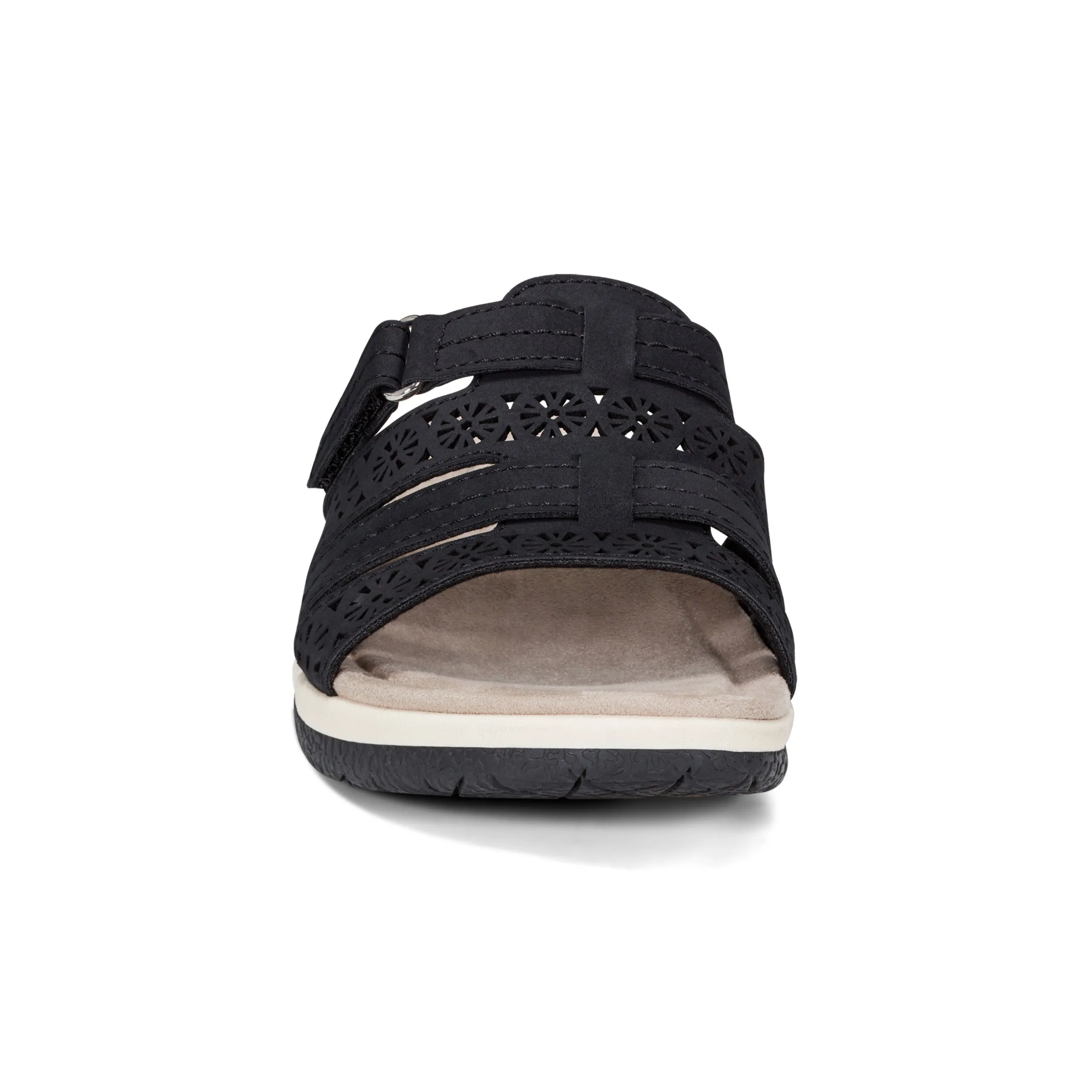 Sinci Square Toe Slip-on Casual Sandals Anti Odor Light Activity