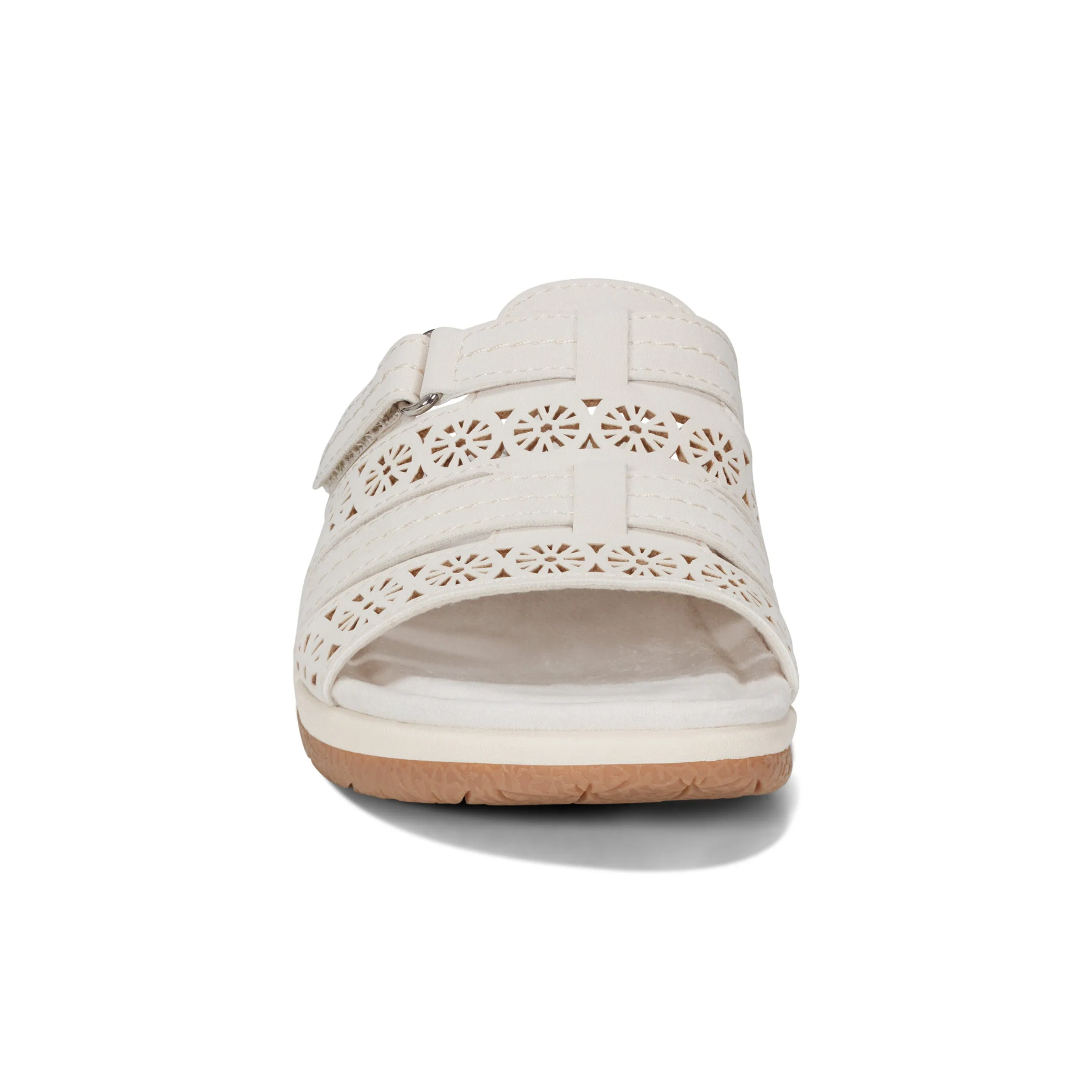 Sinci Square Toe Slip-on Casual Sandals Lightweight Comfort Simple Style