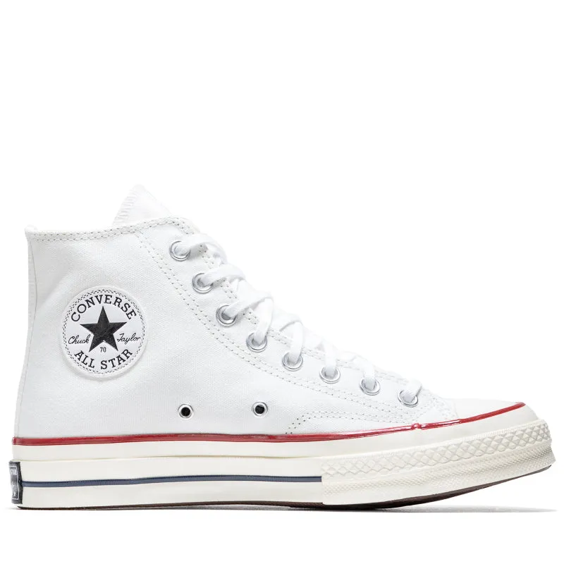 Easy To Clean Converse Chuck 70 Hi - White/Garnet