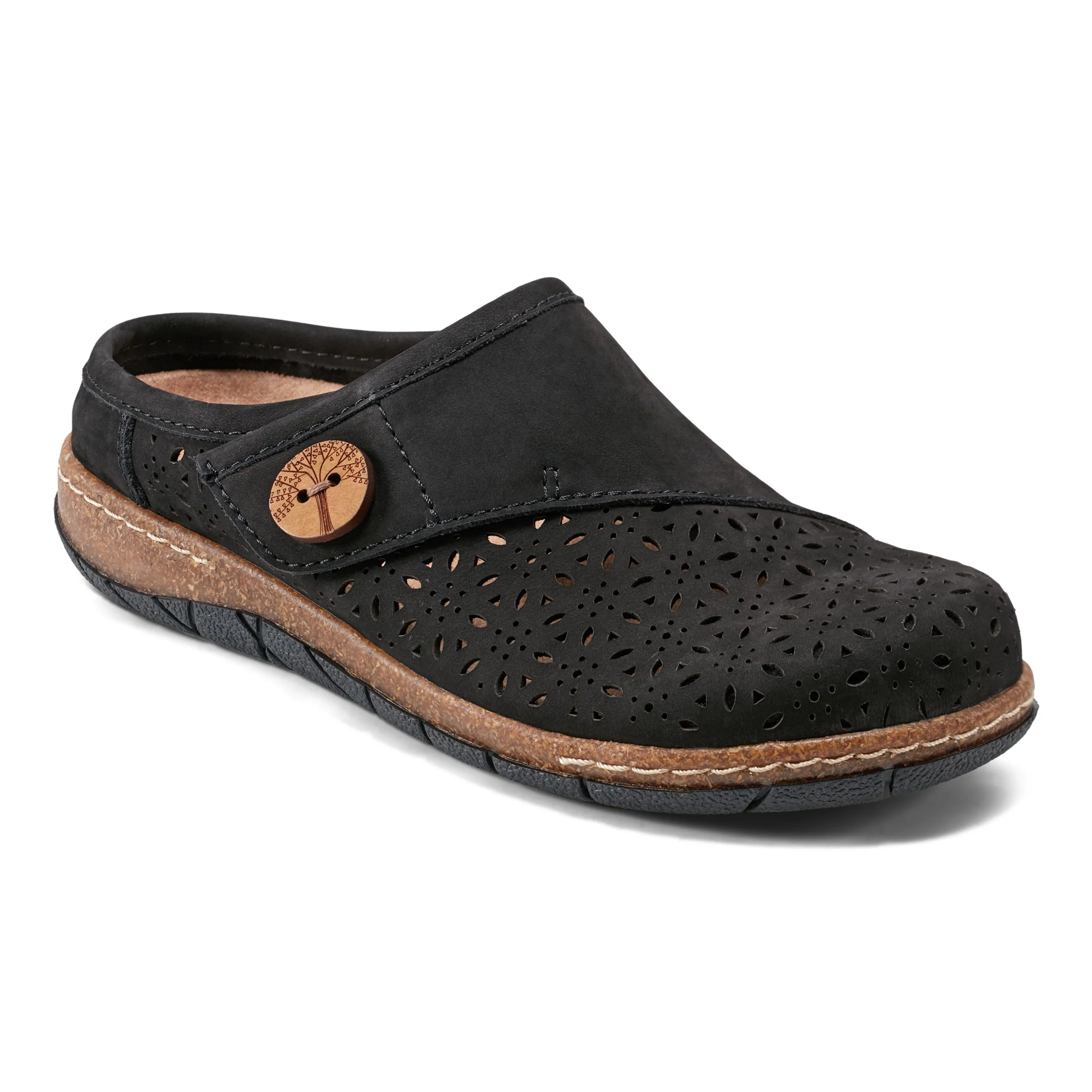 Train Ride Premium Slip-on Comfort Erinn Round Toe Casual Slip-on Flat Clogs