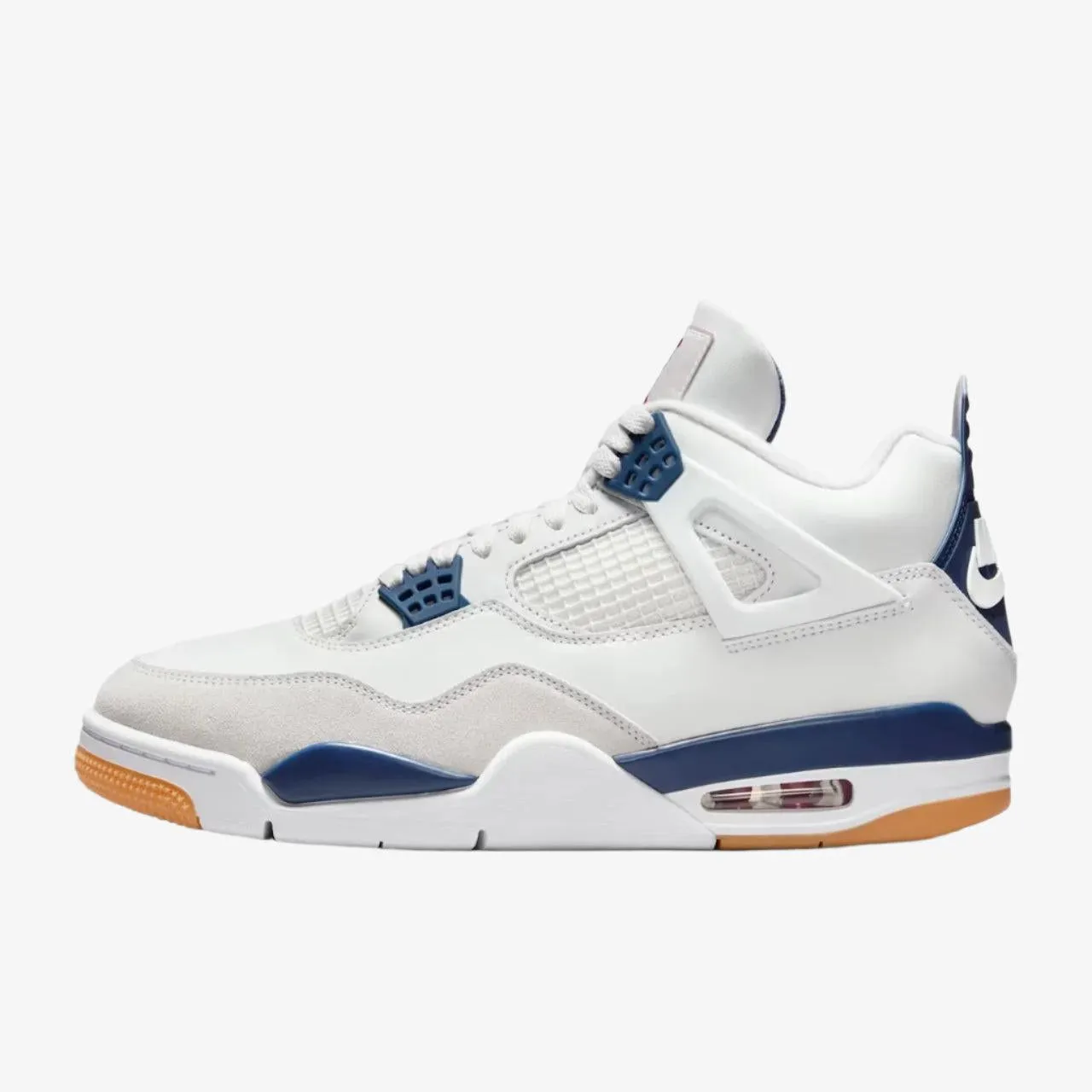 (Men's) Air Jordan 4 Retro SP x Nike SB 'Navy Blue' (2025) DR5415-100 Bonded Seamless Crosswalk Use