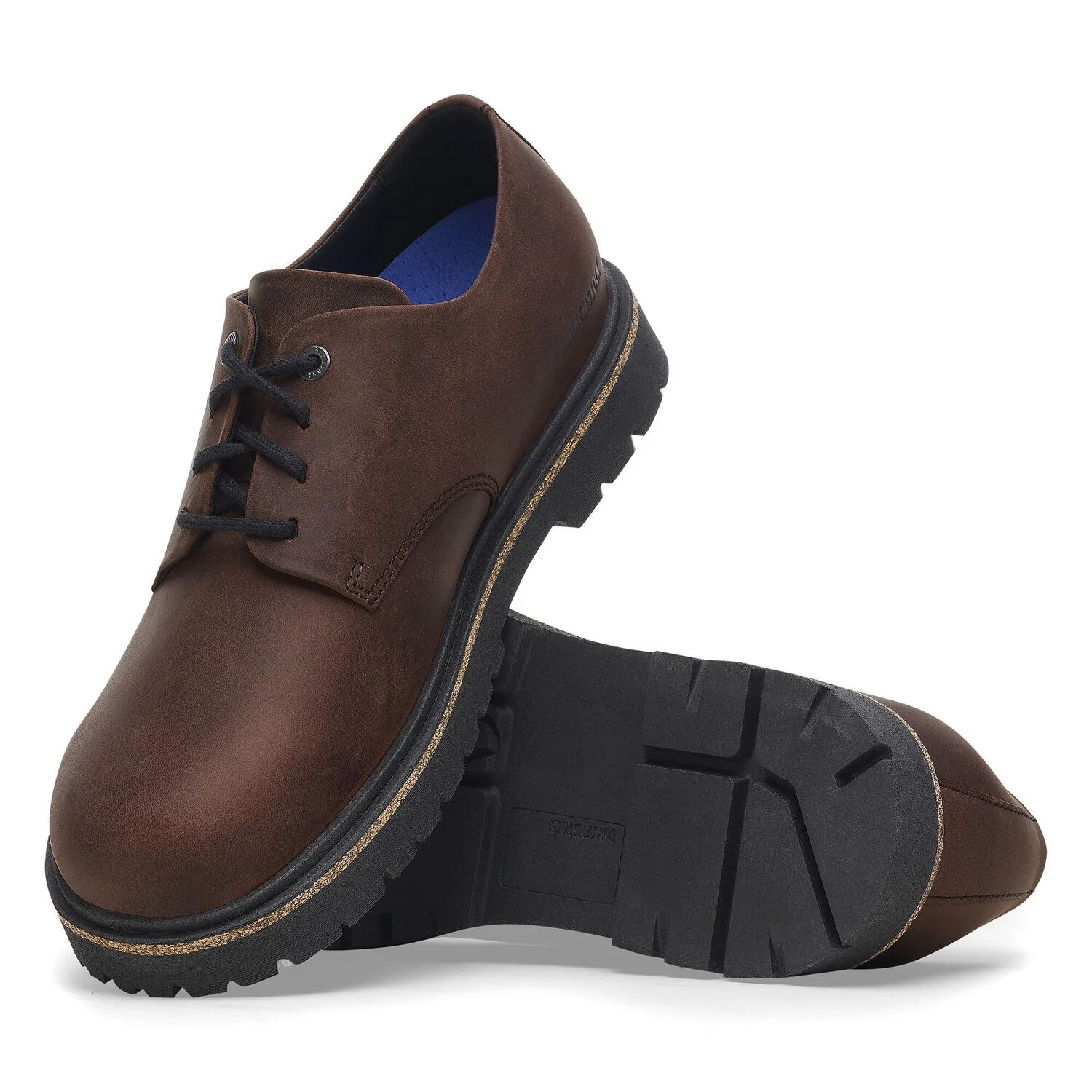 Highwood Low Lace | Men | Oiled Leather | Habana Brown Workwear Chic