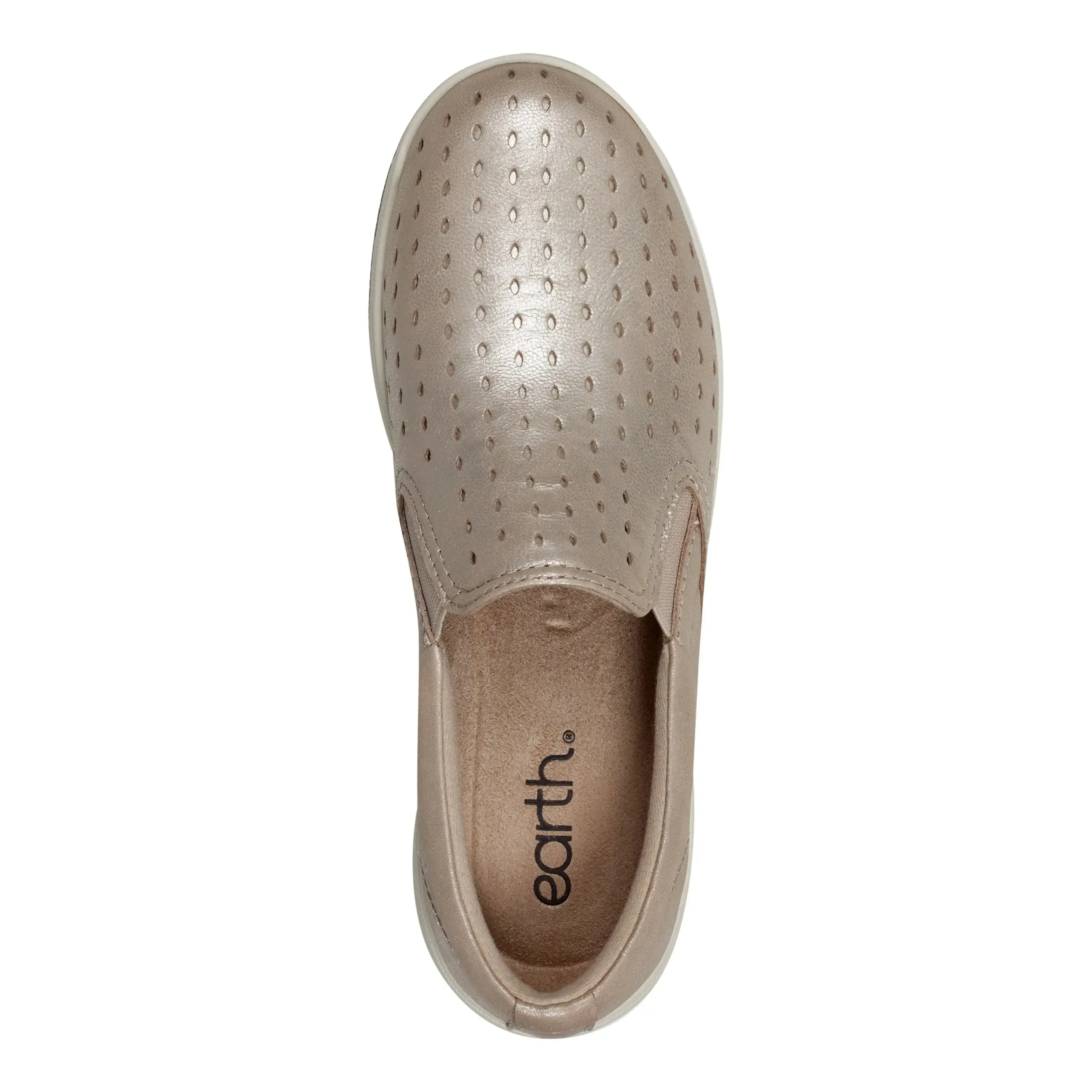 Nel Laser Cut Round Toe Casual Slip-on Sneakers Casual Everyday Footwear Sole Hold