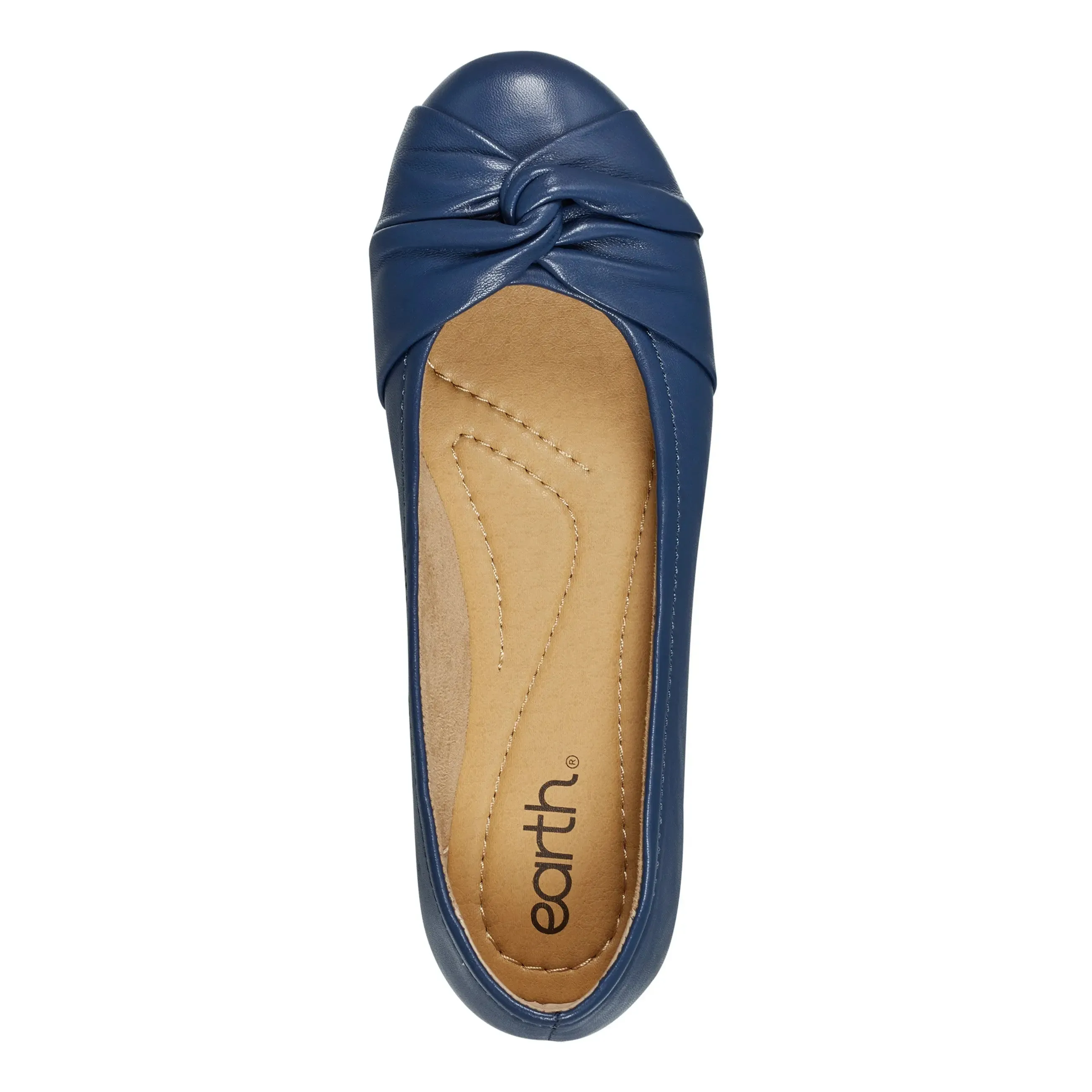 Heel Cushion Shoes Jacci Lightweight Round Toe Slip-on Dress Flats