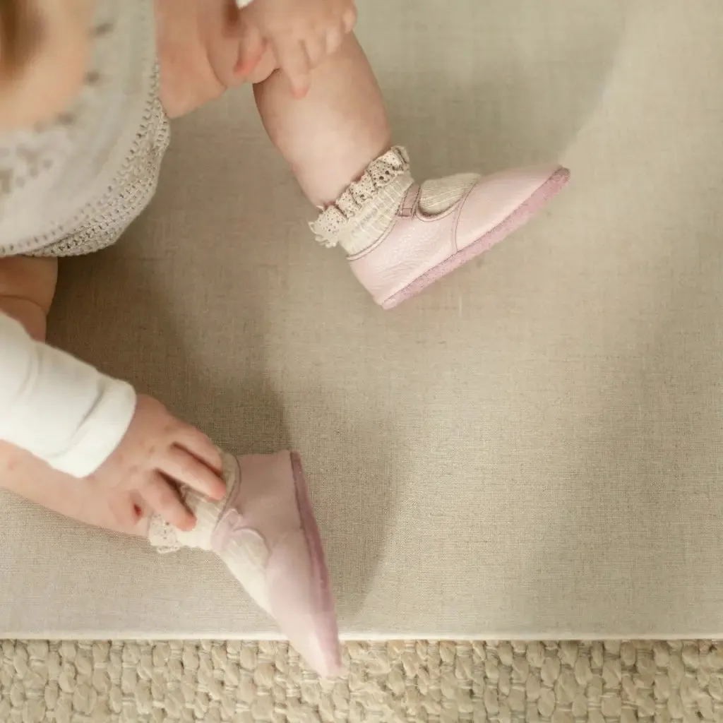 Soft Soled Mary Jane - Peony Garden Walk Sport Edge