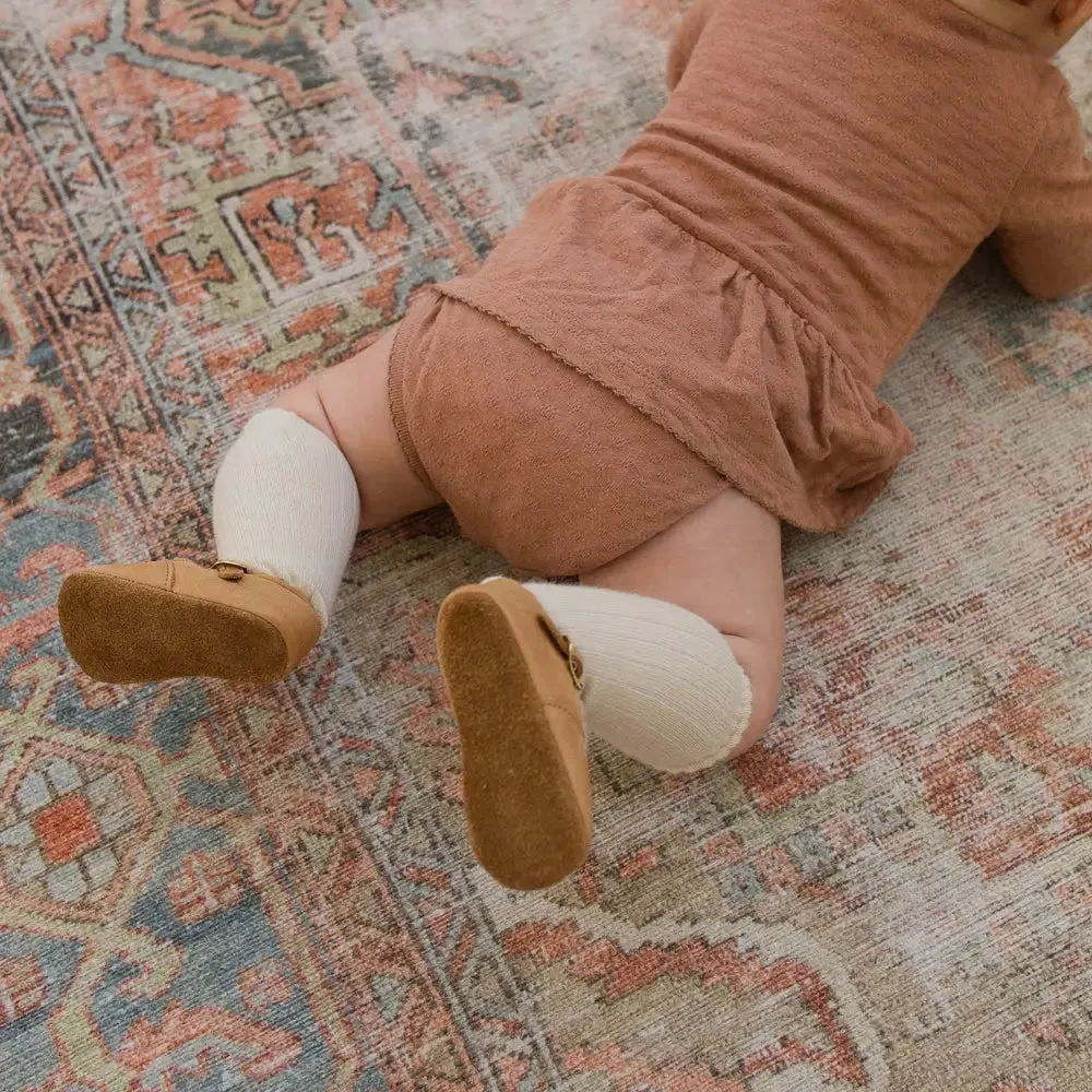 Field Fast Comfort Soft Soled Mary Jane - Tan