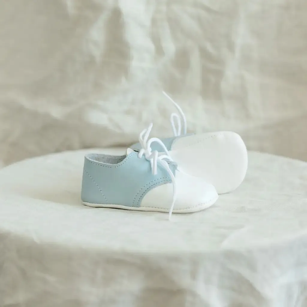 Soft Soled Oxford - White/Light Blue Pool Ready Calm Step