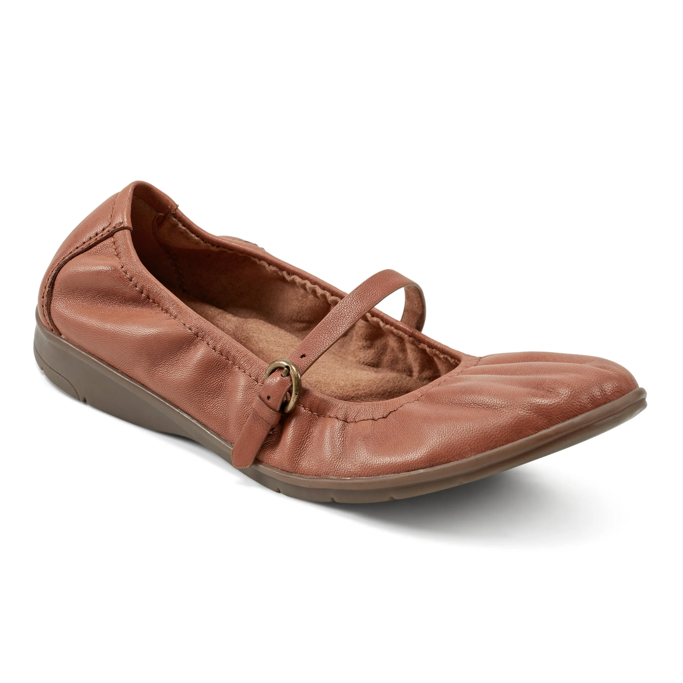 Breathable feature Korvino Mary Jane Casual Flats