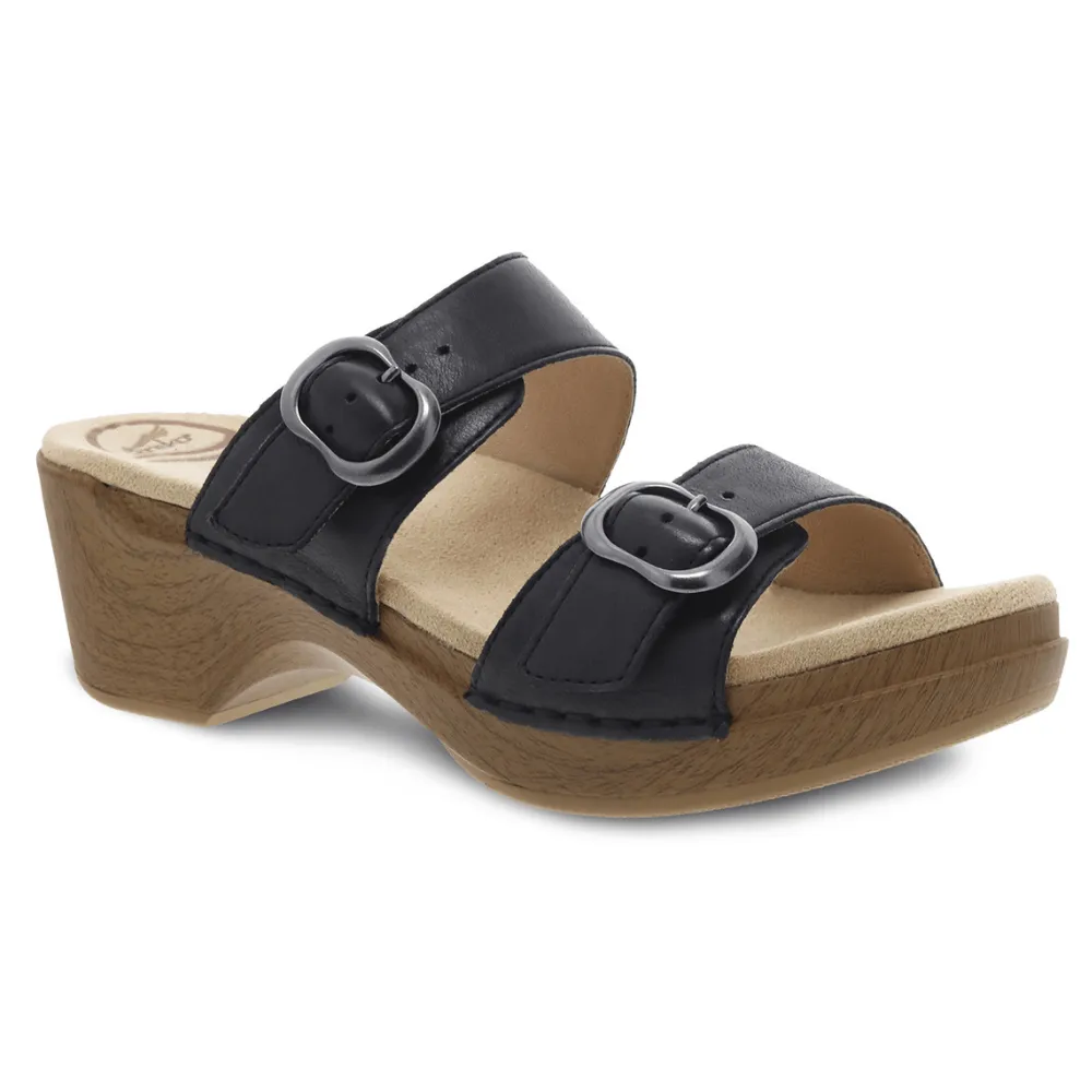Sophie | Leather | Black - Sandals - Dansko