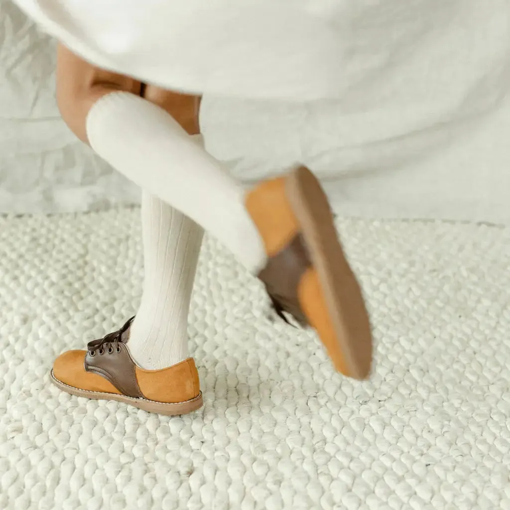 Kids' fall shoes Albert Saddle - Acorn/Brown