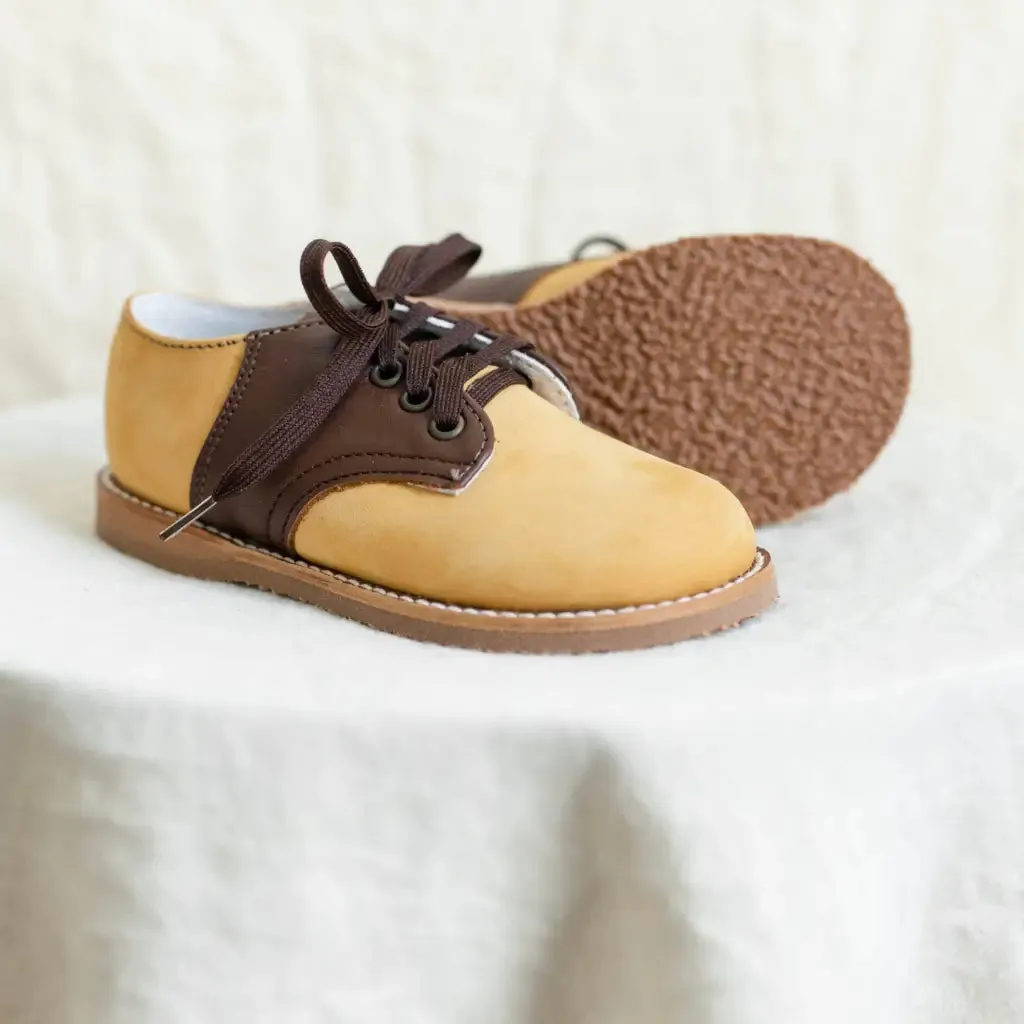 Comfort Cushion Party - worthy kids' shoes Albert Saddle - Acorn/Brown