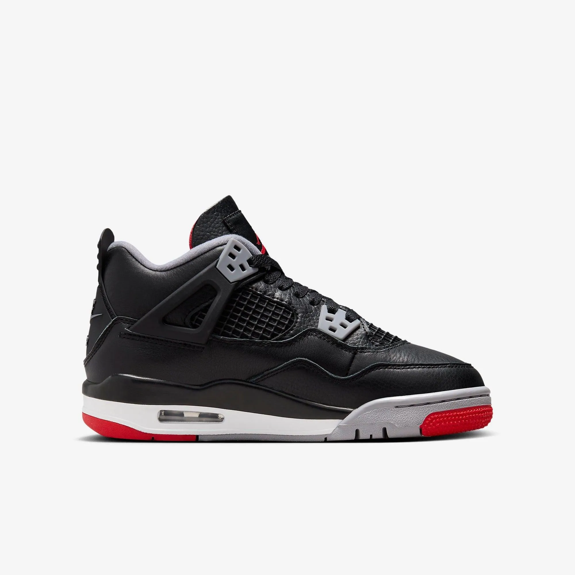Streamlined (GS) Air Jordan 4 Retro 'Reimagined Bred' (2024) FQ8213-006 Dual Density Midsole