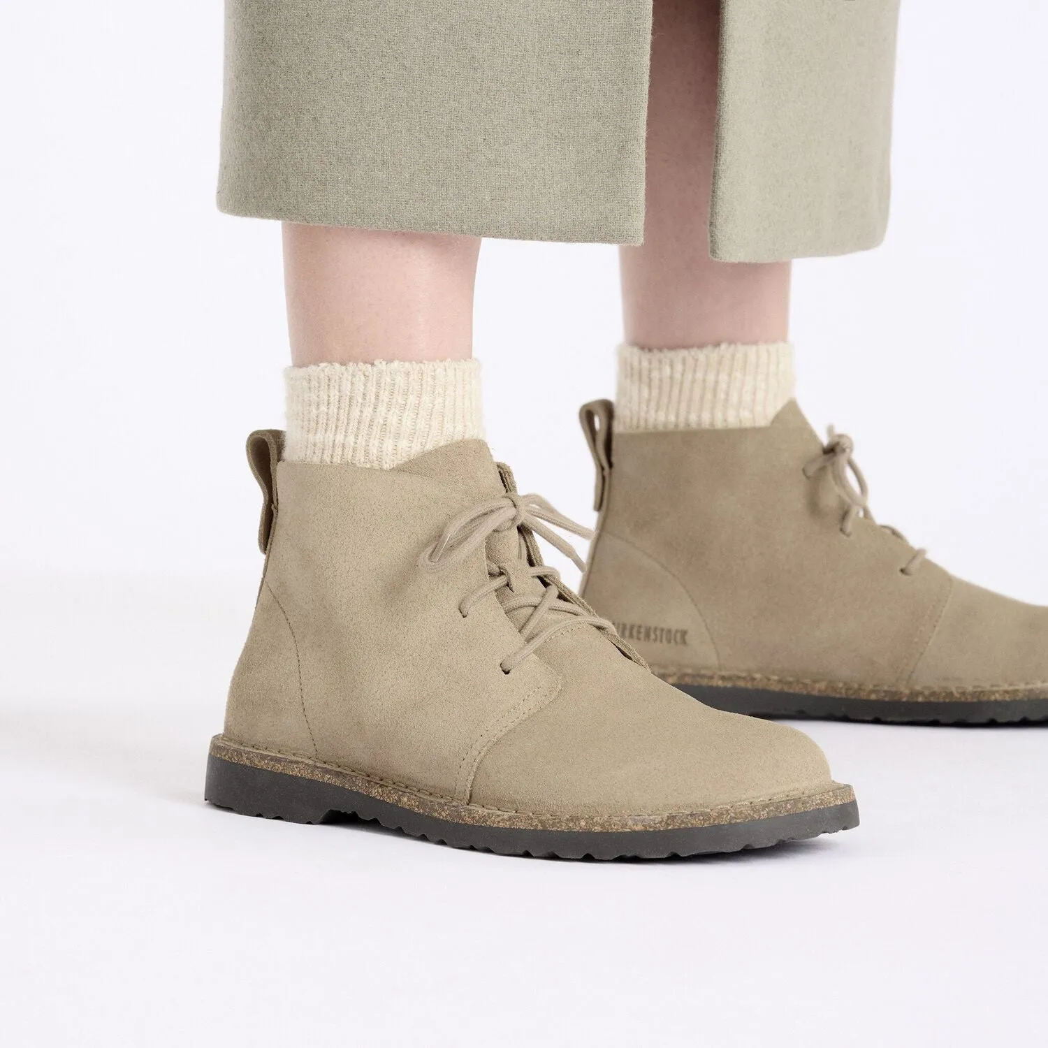 Breathable Material Uppsala Mid | Women | Suede | Taupe