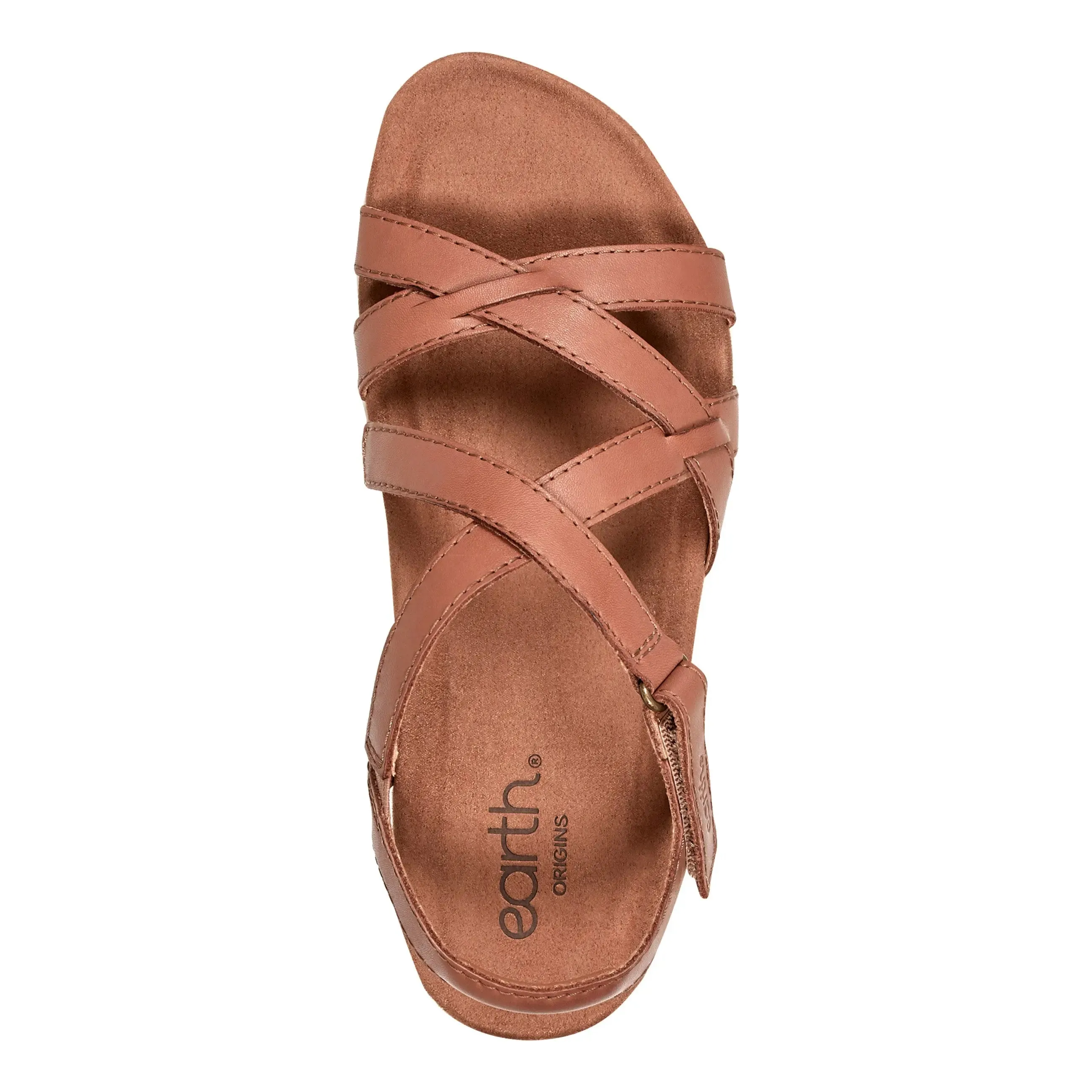 Wide Strap Sterling Casual Strappy Round Toe Flat Sandals