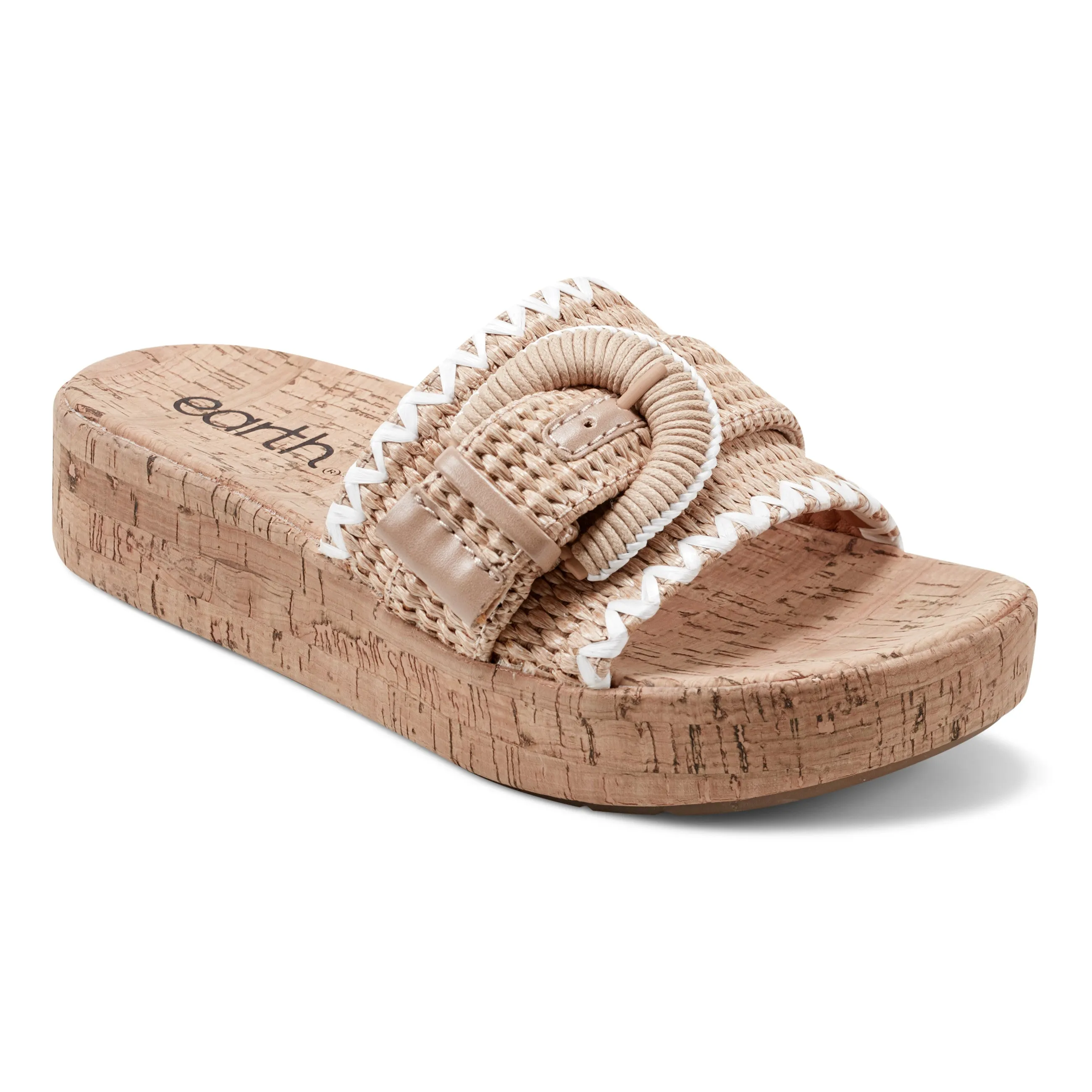 Breathable Design Samsy Casual Slip-on Wedge Platform Sandals