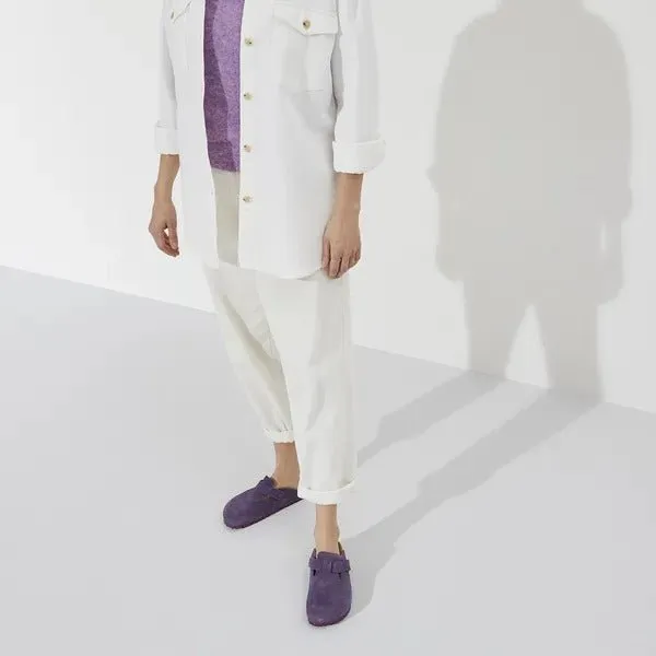 Boston | Soft Footbed | Suede | Wine Lightweight Style Layer Ready