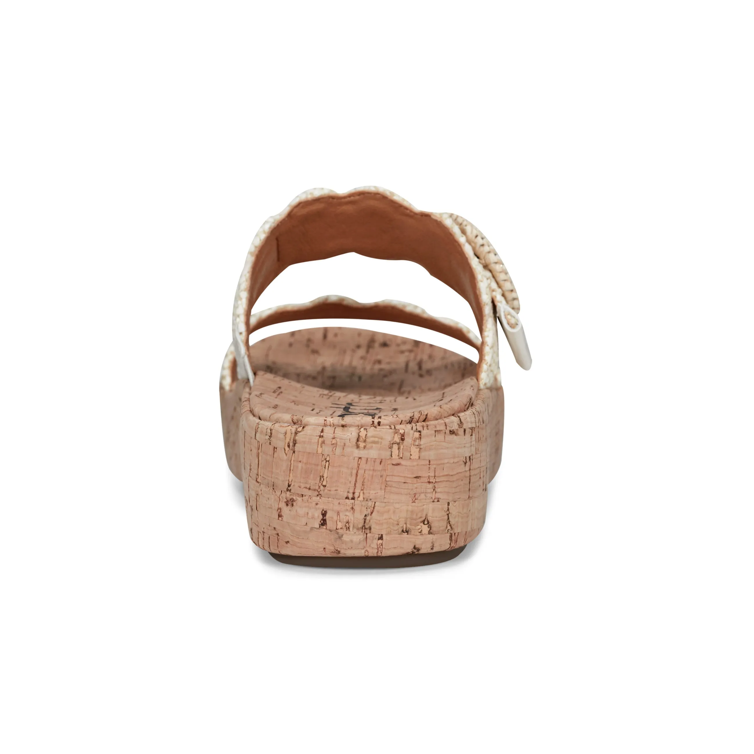 Subtle Slip-on Casual Platform Wedge Sandals Shiny Gem Fashion Flip-flops