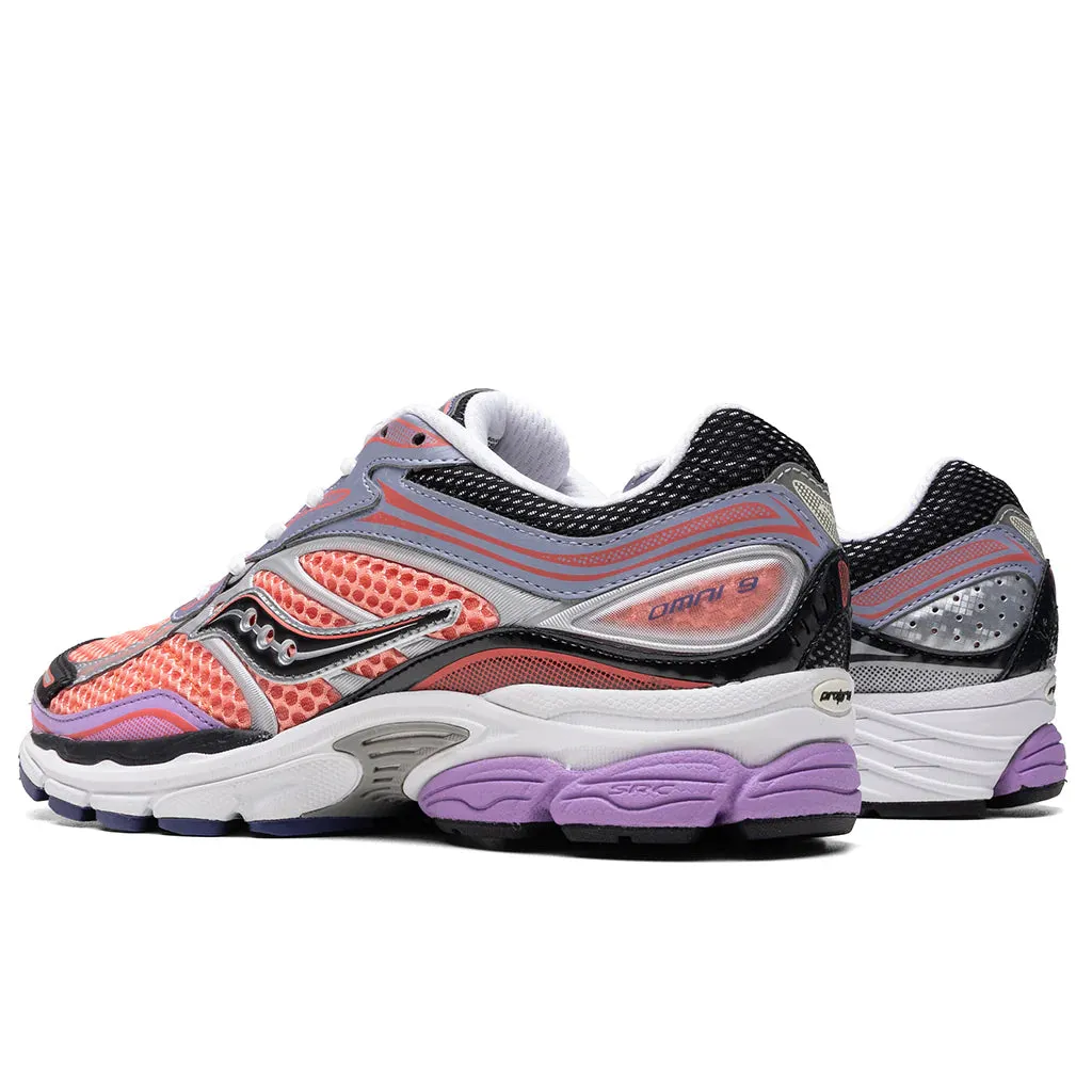 Arch Support Urban Walkers Saucony Progrid Omni 9 - Pink/Purple S70739-30
