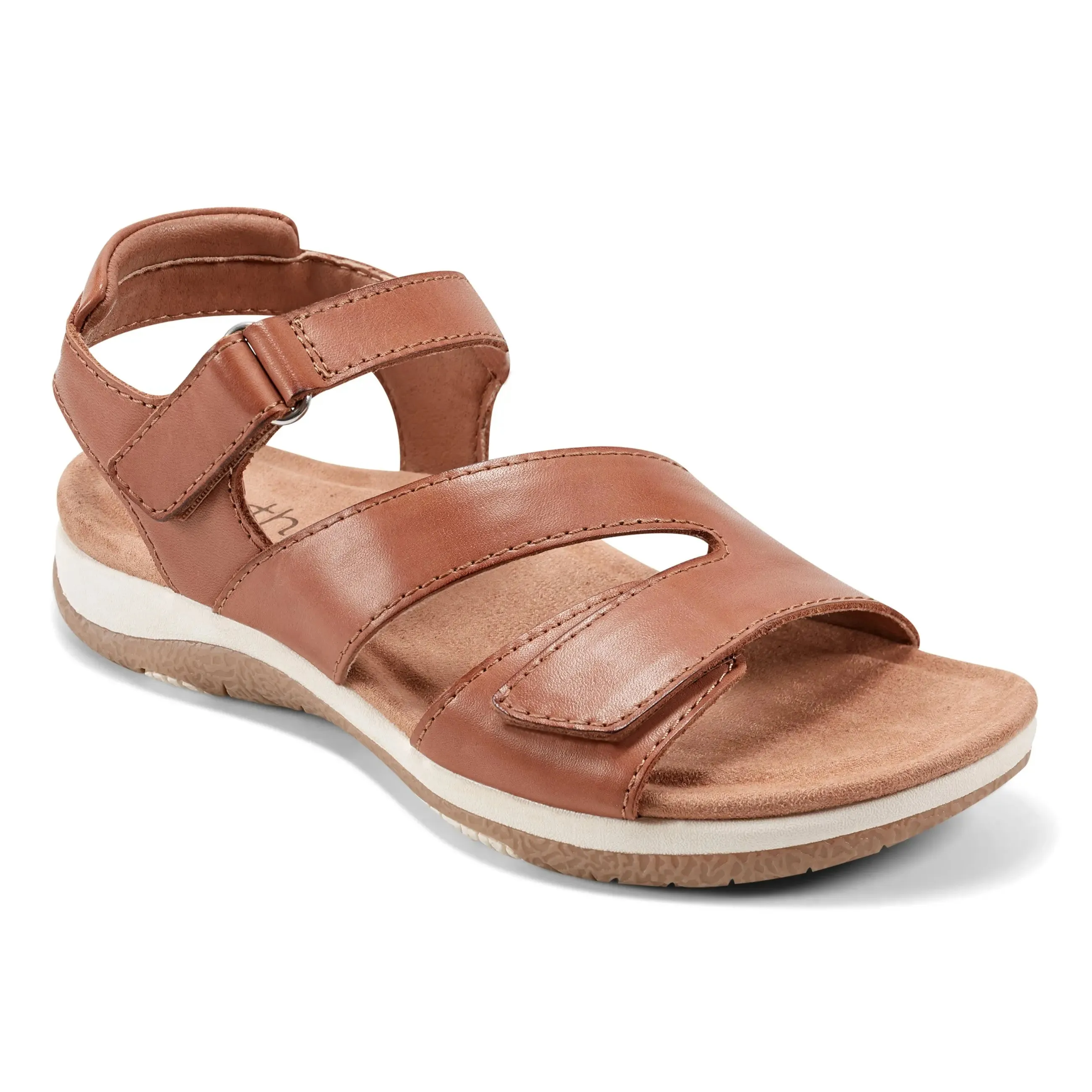 Sureal Casual Strappy Round Toe Flat Sandals Balanced feel