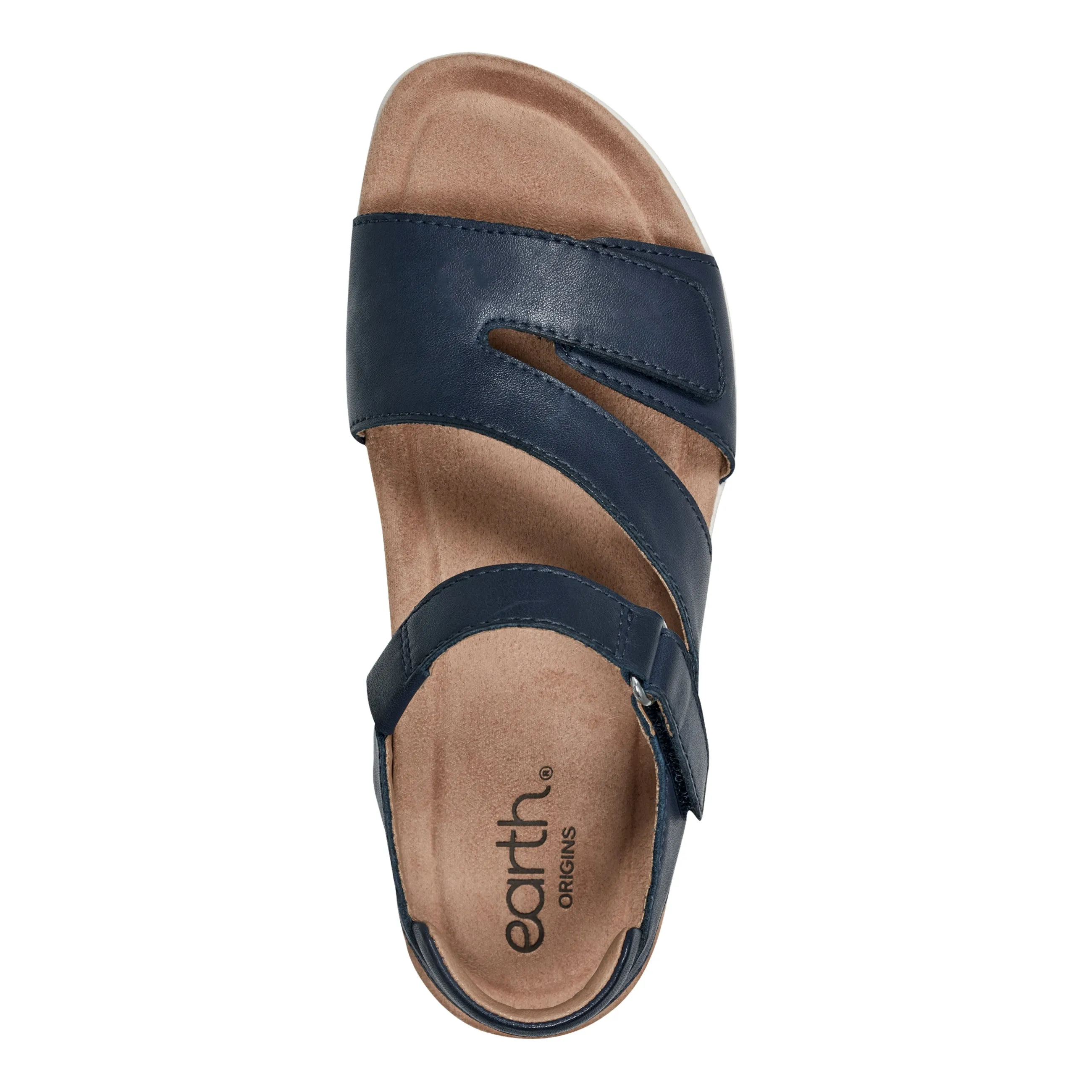 Sureal Casual Strappy Round Toe Flat Sandals Water-resistant