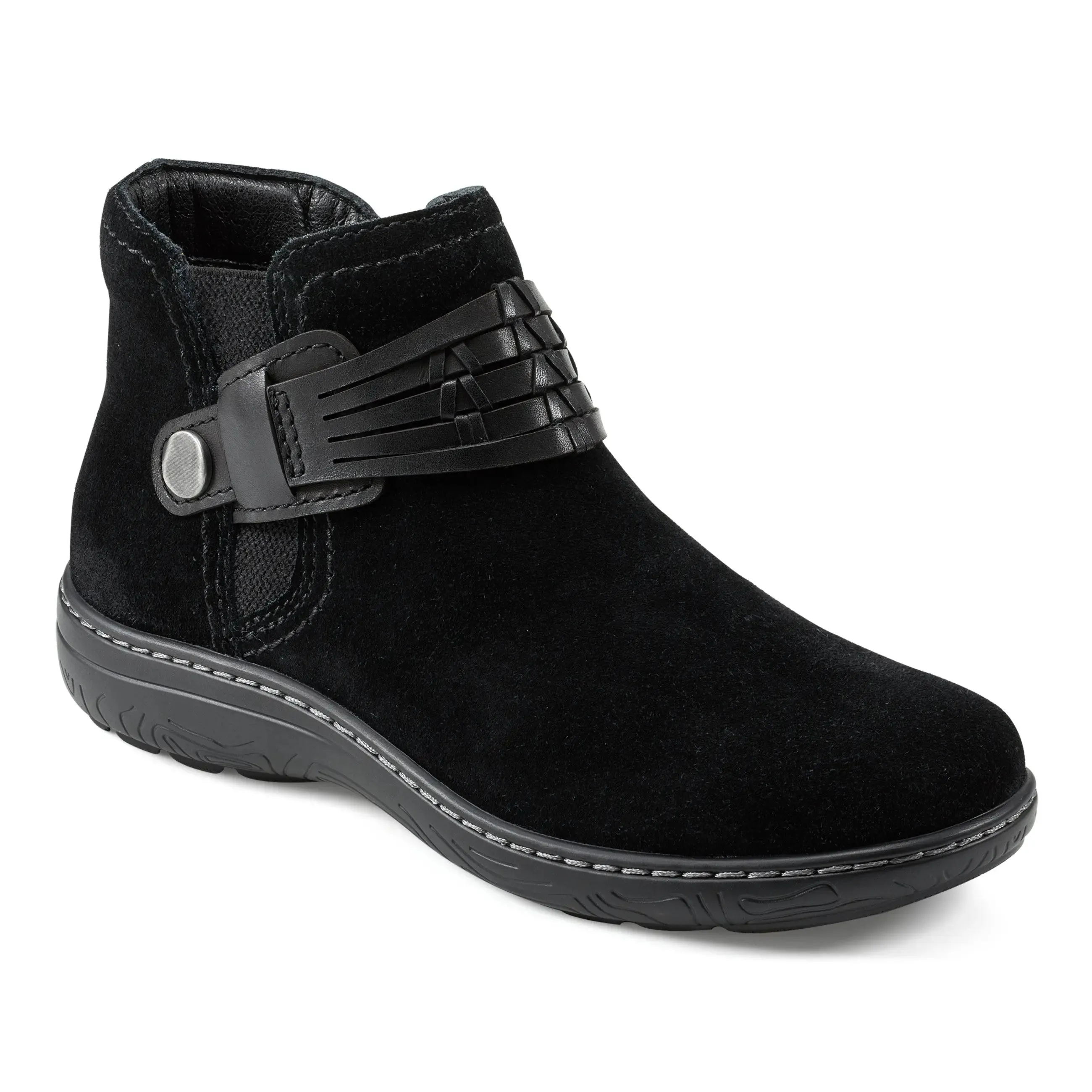 Synal Flat Casual Booties Functional Form Comfort Lining Windy Weather