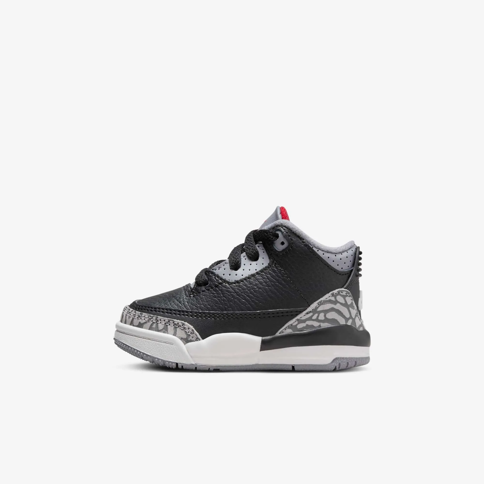 Reinforced toe box (TD) Air Jordan 3 Retro 'Black Cement' (2024) DM0968-010